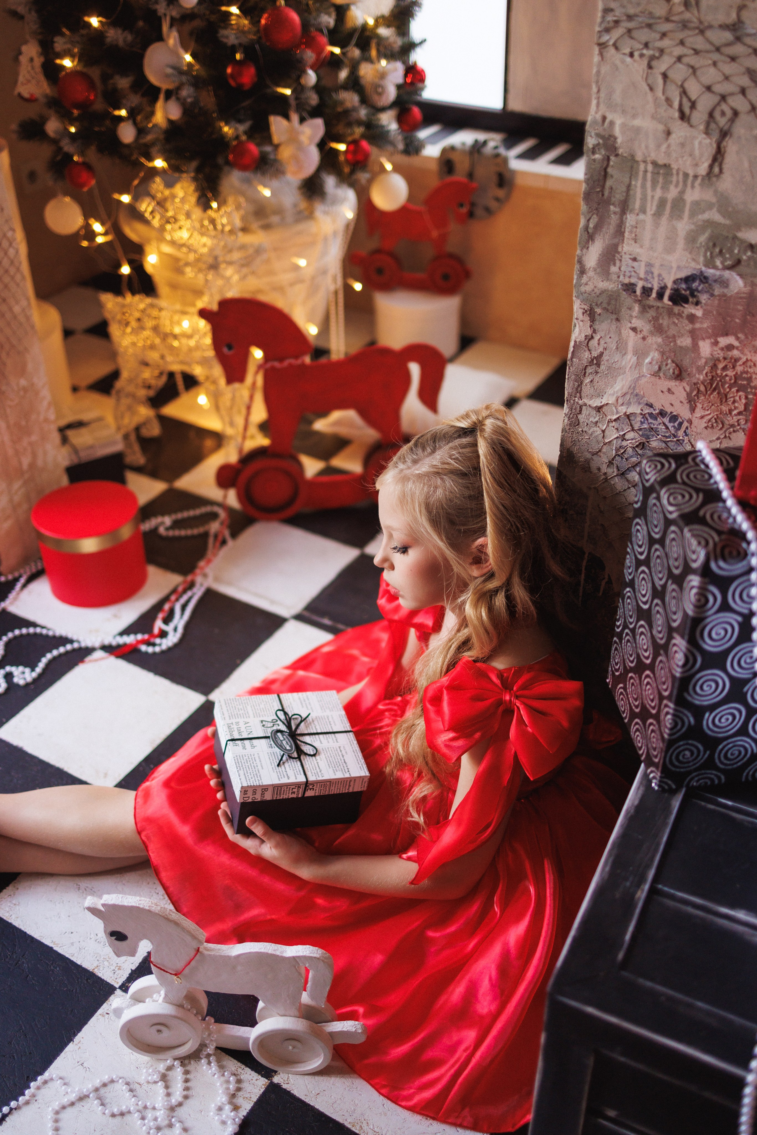 Сказочная новогодняя фотосессия с Сантой, город Краснодар. Семейный и детский фотограф в Краснодаре Анна Трашкова