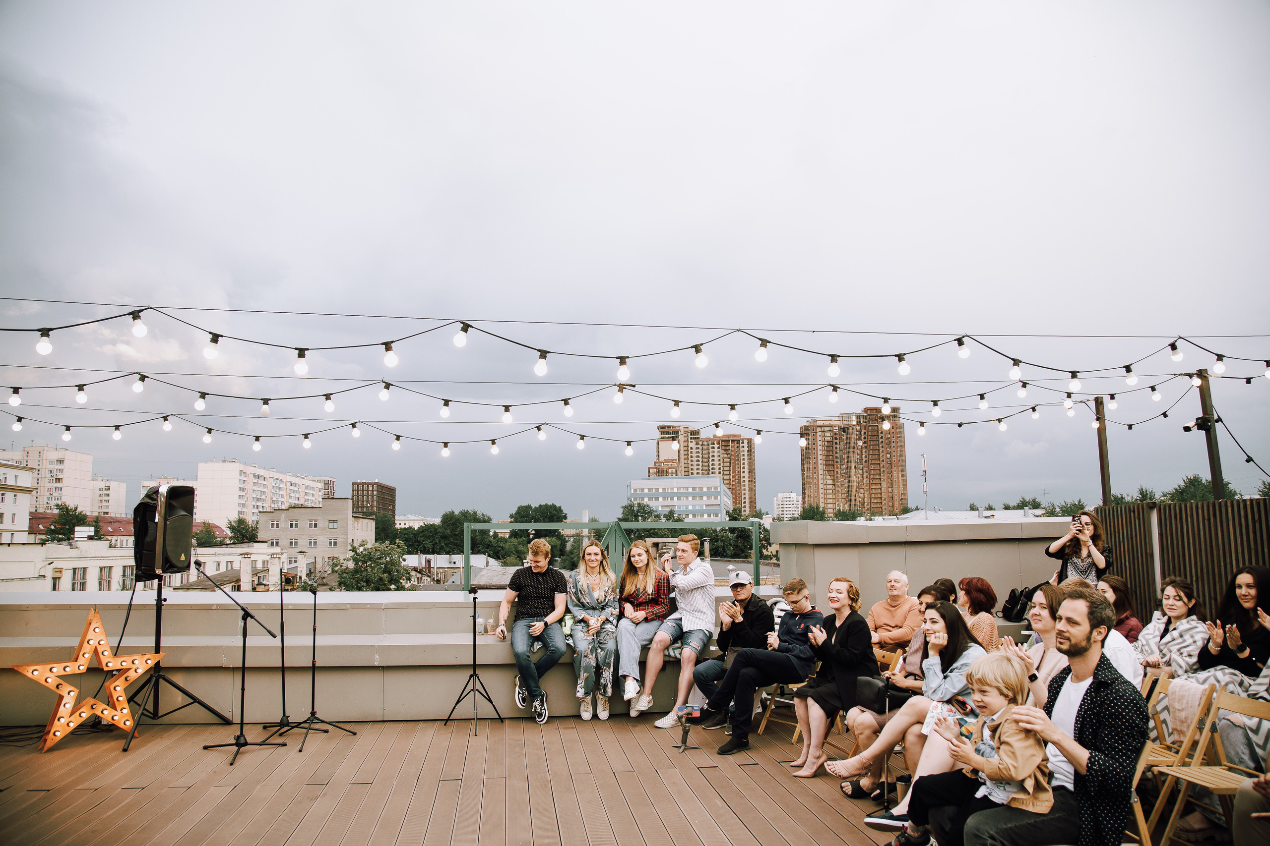 Концерт на крыше. Свадебный Семейный Репортажный фотограф в Москве