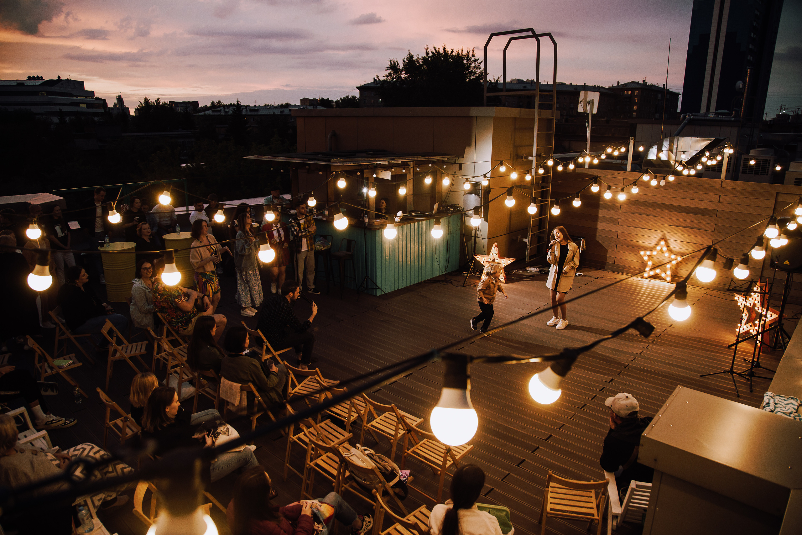 Концерт на крыше. Свадебный Семейный Репортажный фотограф в Москве