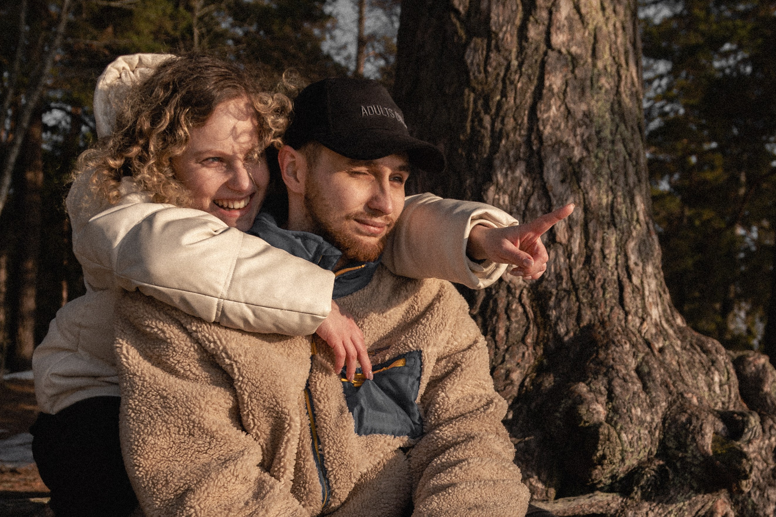 Зимняя фотосъемка пары: Андрея и Ани в Санкт-Петербурге