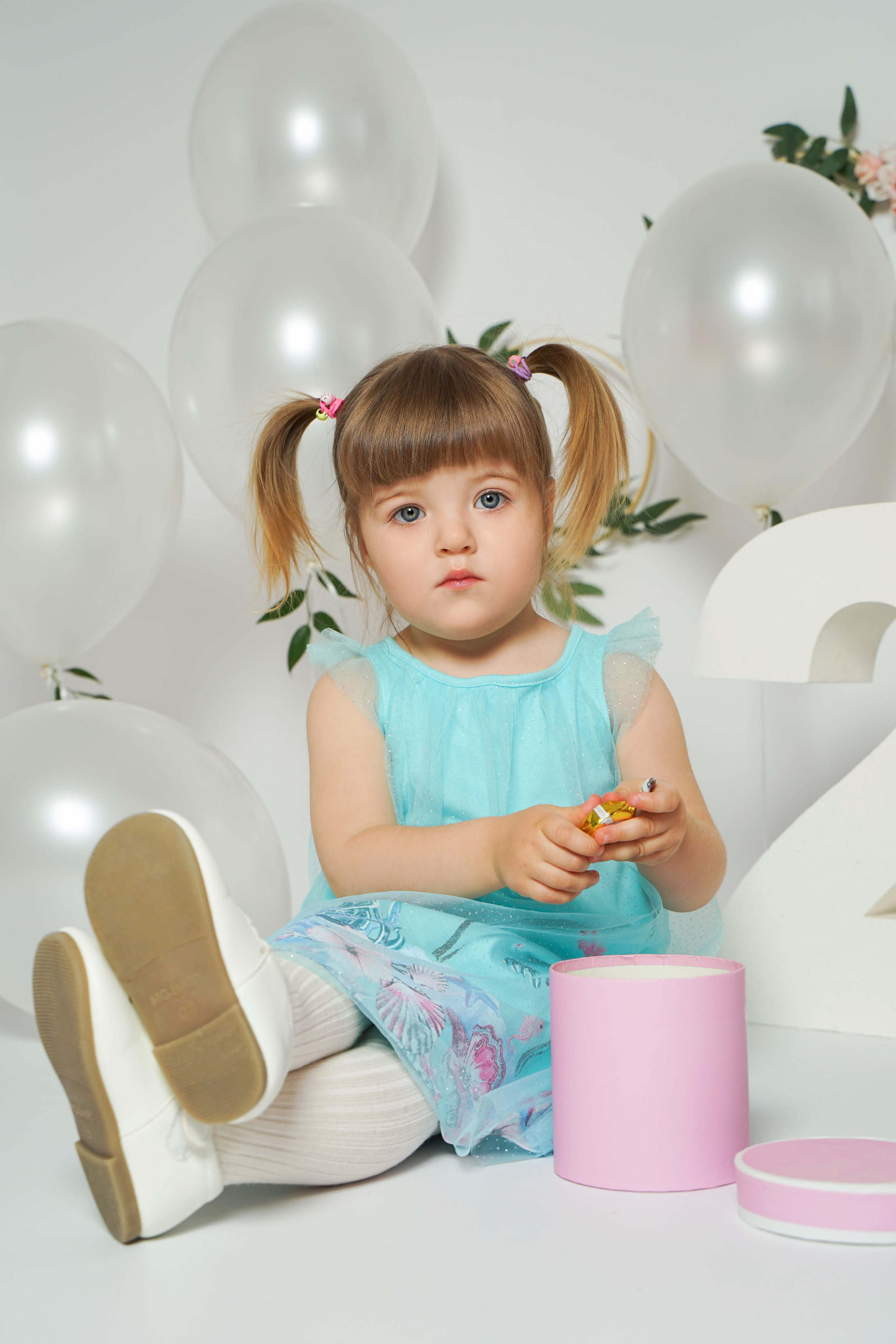 Алисе 2 годика. Студия детской фотографии