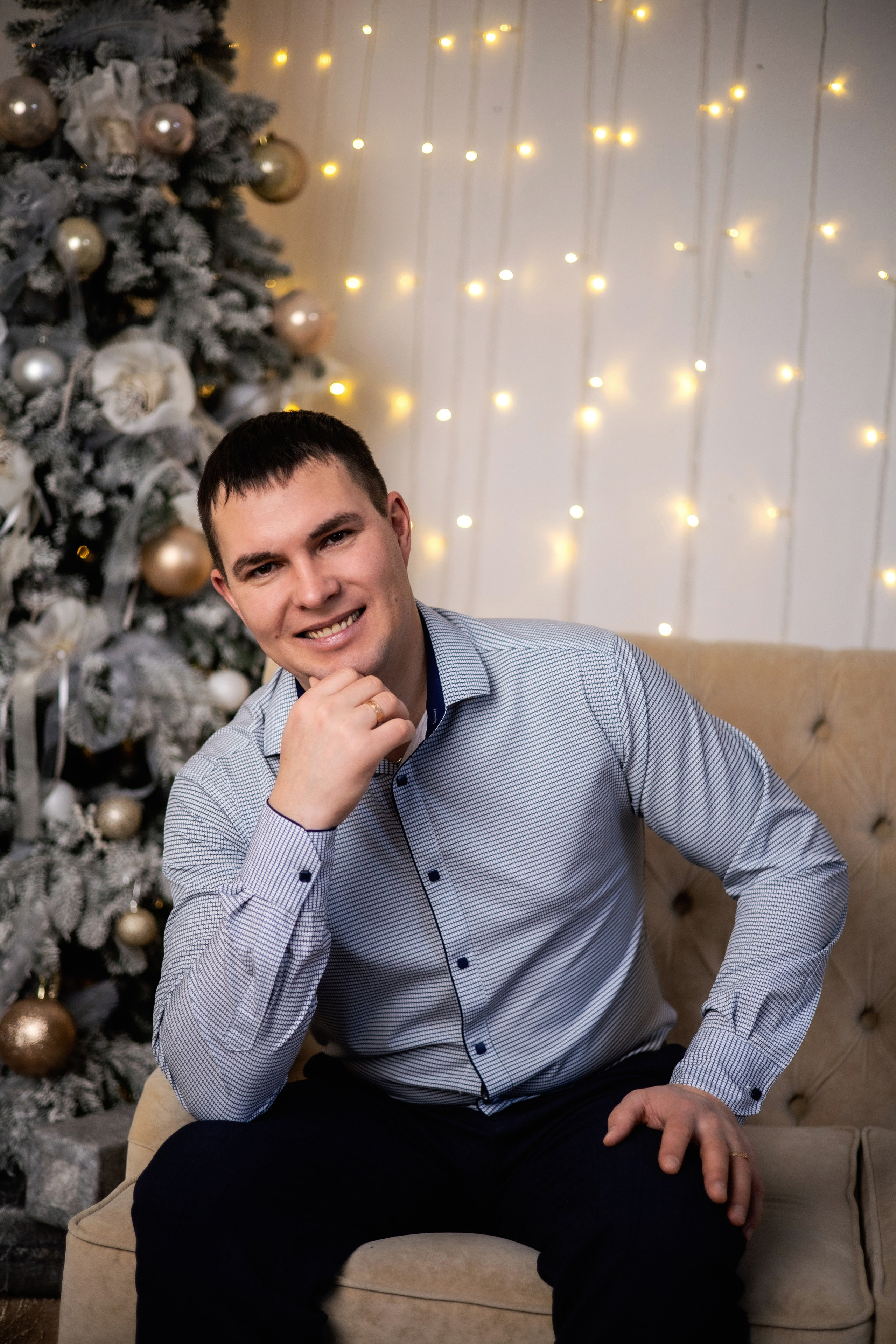 Новогодняя съемка — Игорь, Катя и дети. Фотограф Надежда Лукьянова