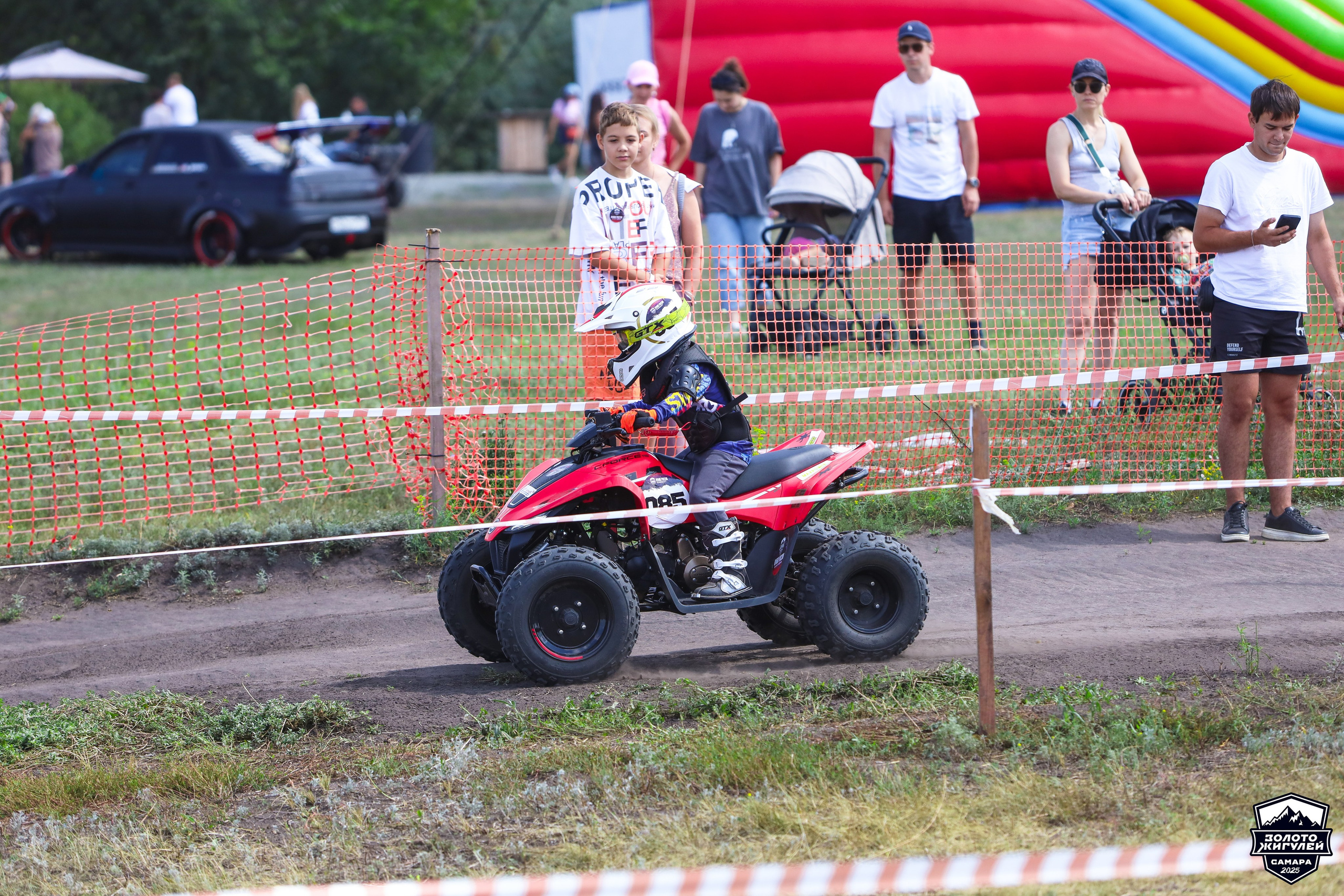 Заезды «МИНИ ДЕТИ» и «МАКСИ ДЕТИ». Кубок России по гонкам с водными препятствиями на квадроциклах «Золото Жигулей 2025». Спортивный фотограф в Самаре