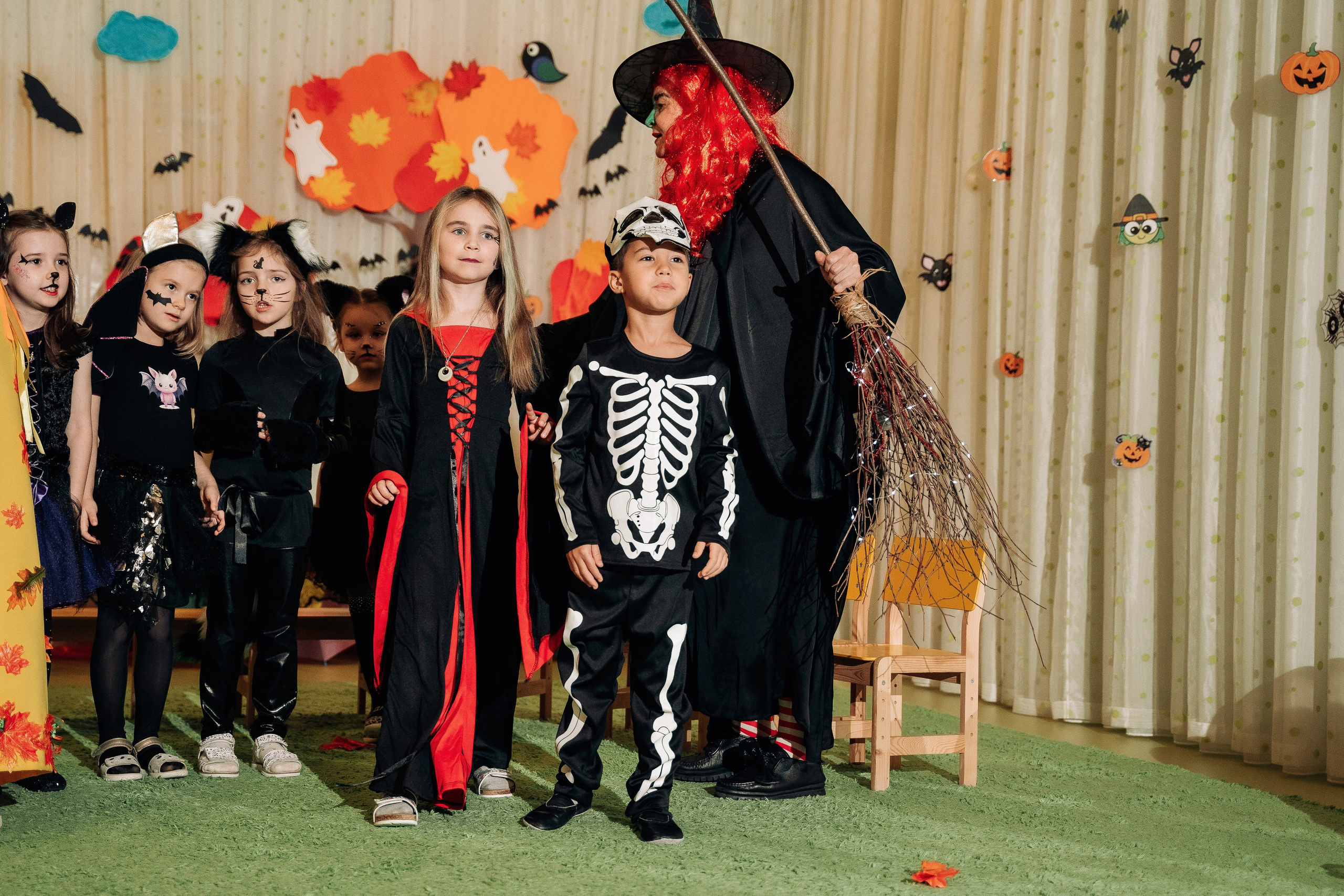 Halloween party в садике Филлипок. Свадебный и семейный фотограф в Москве и МО Геннадий Туманцев