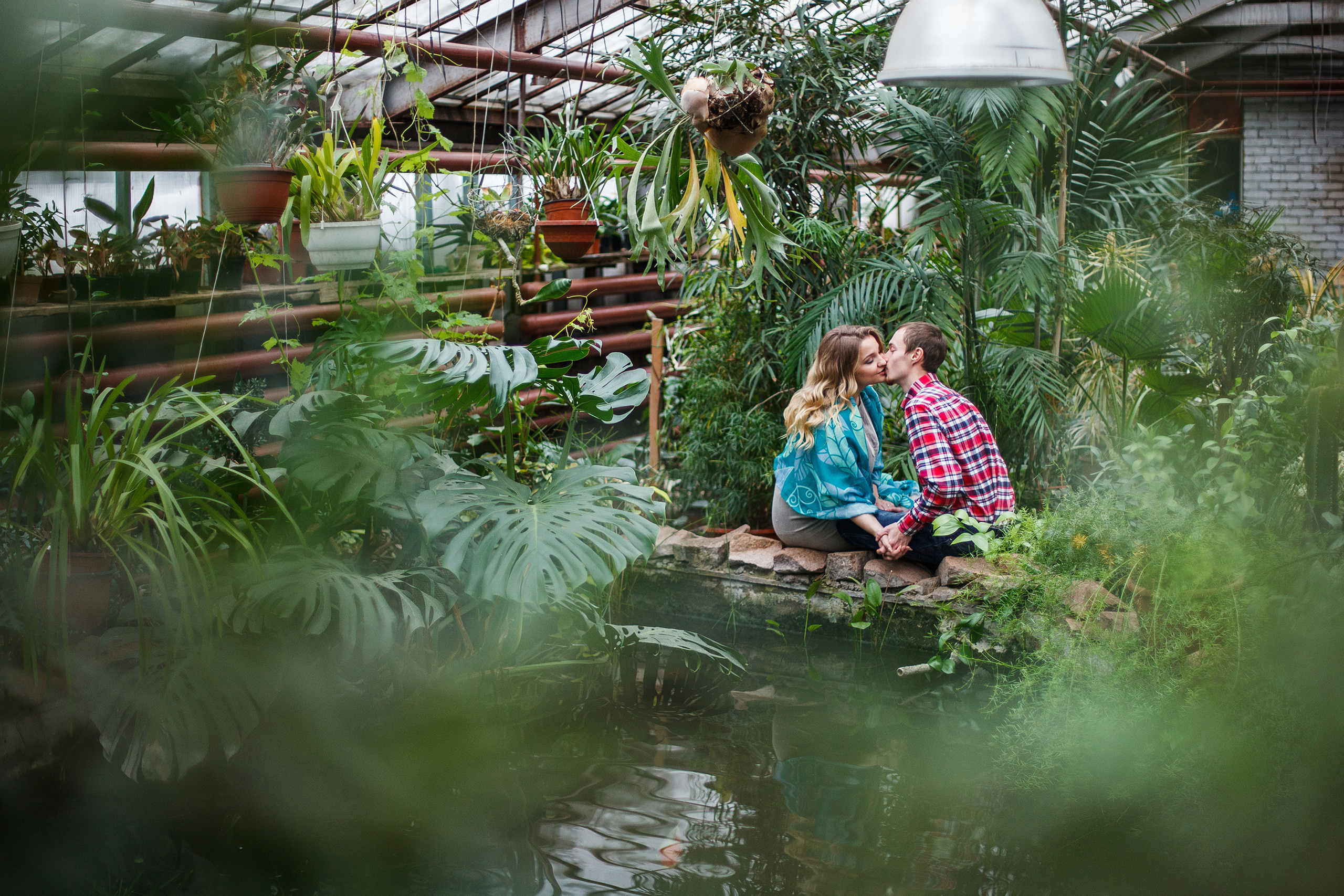 фотосессия зимой в оранжерее томск