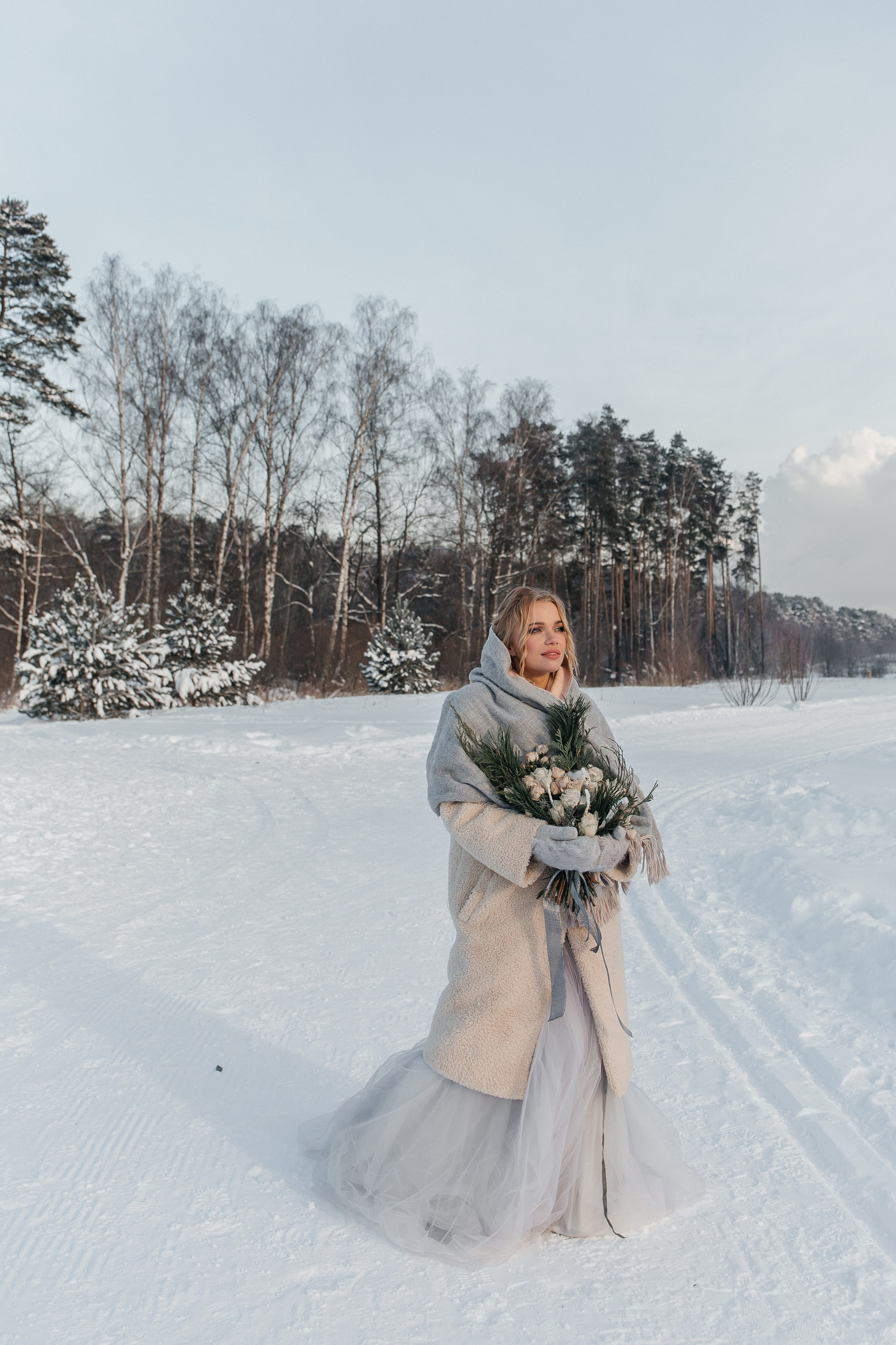 Свадебная фотосессия зимой. Фото Радости. Свадебный и семейный фотограф в Москве Юлия Самойлова