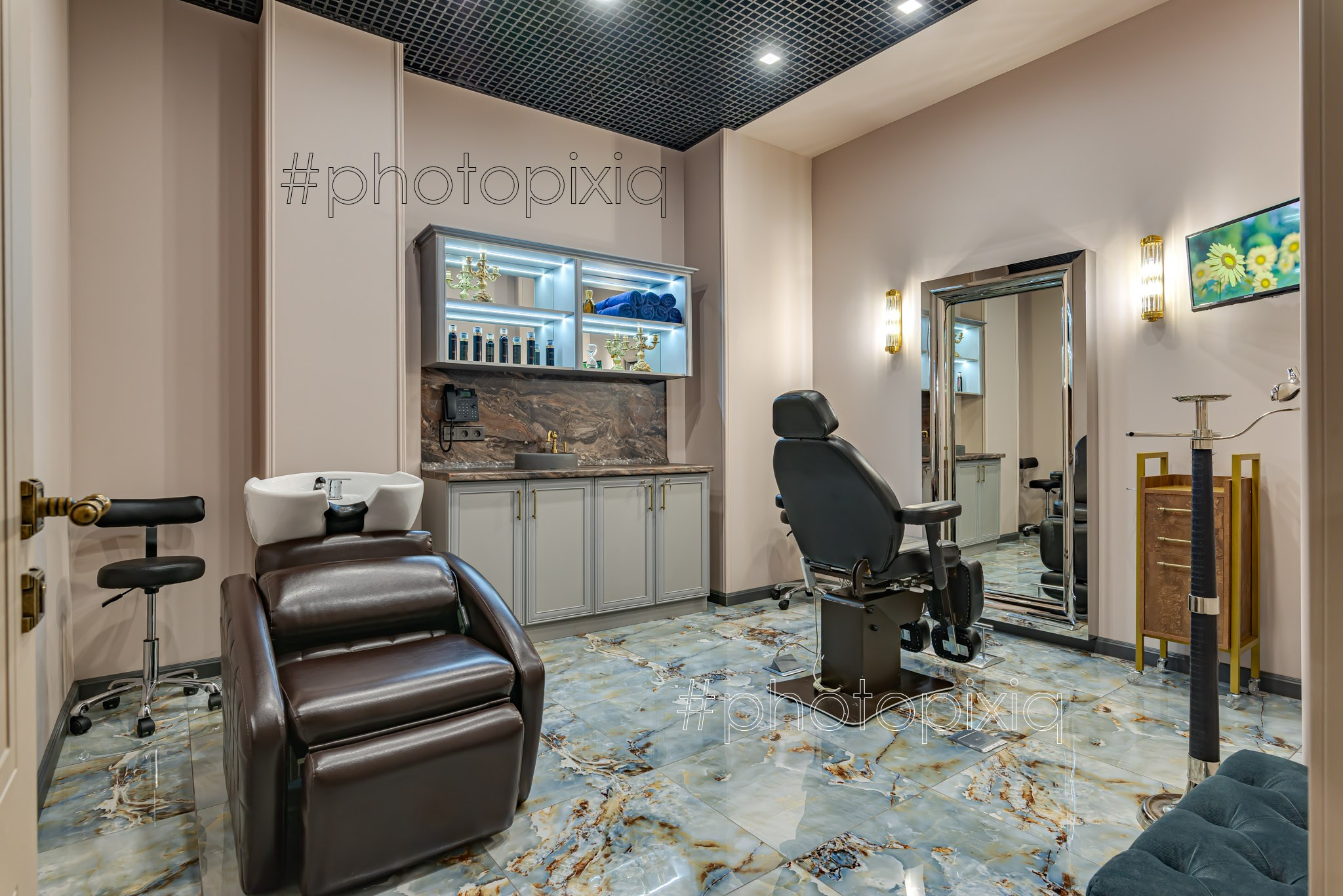 Интерьерная съёмка салона красоты DAVIANI для сайта и рекламы. Интерьерная съёмка и виртуальные туры — Интерьерный фотограф Кузнецов Сергей (photopixiq)