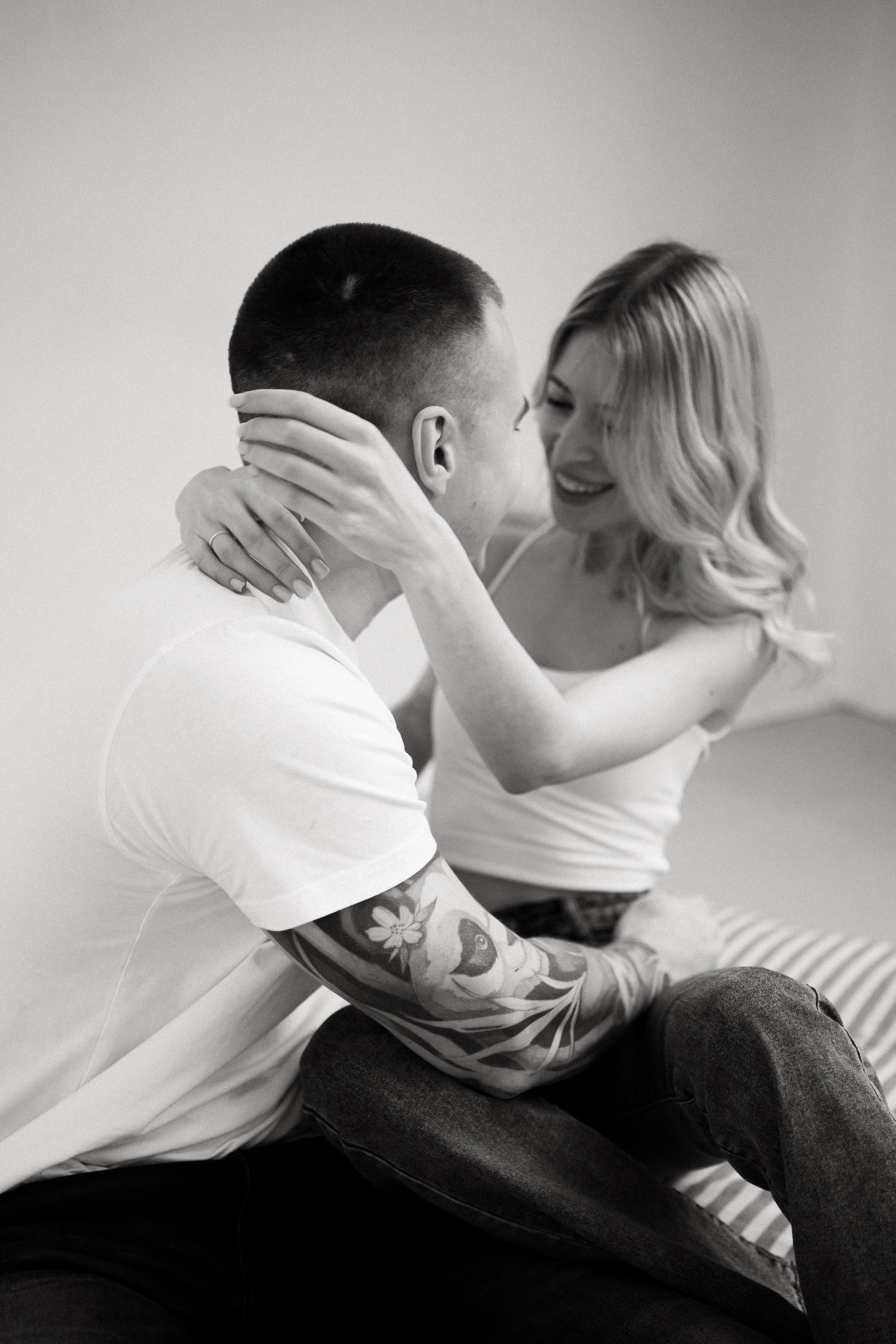 Парная фотосессия в студии в Архангельске. Портретный и свадебный фотограф в Архангельске Елизавета Стрекаловская