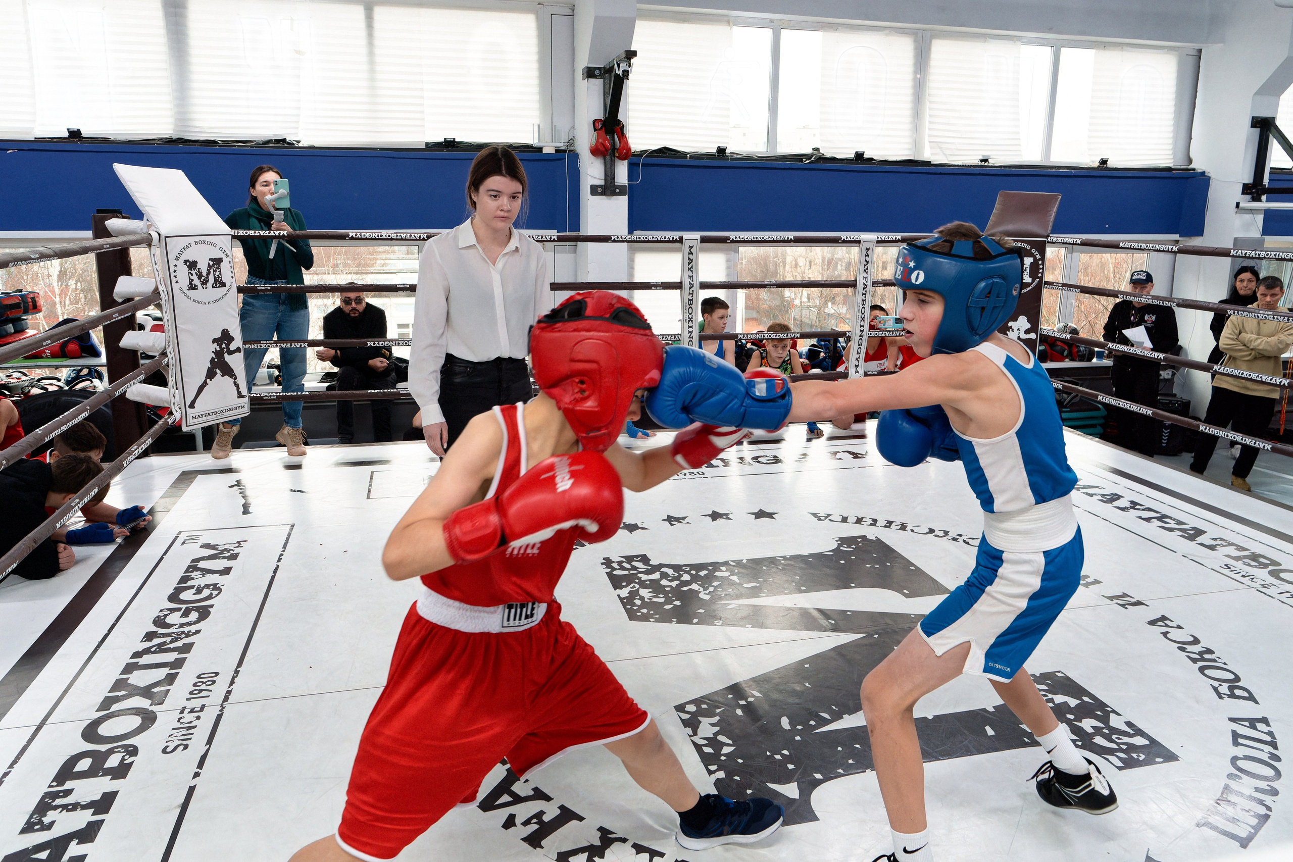 «Открытый ринг» в школе бокса Сергея Майфата. Зеленоград, 12.11.2023 г. Фотограф Никифоров-Гордеев Сергей. Москва и МО