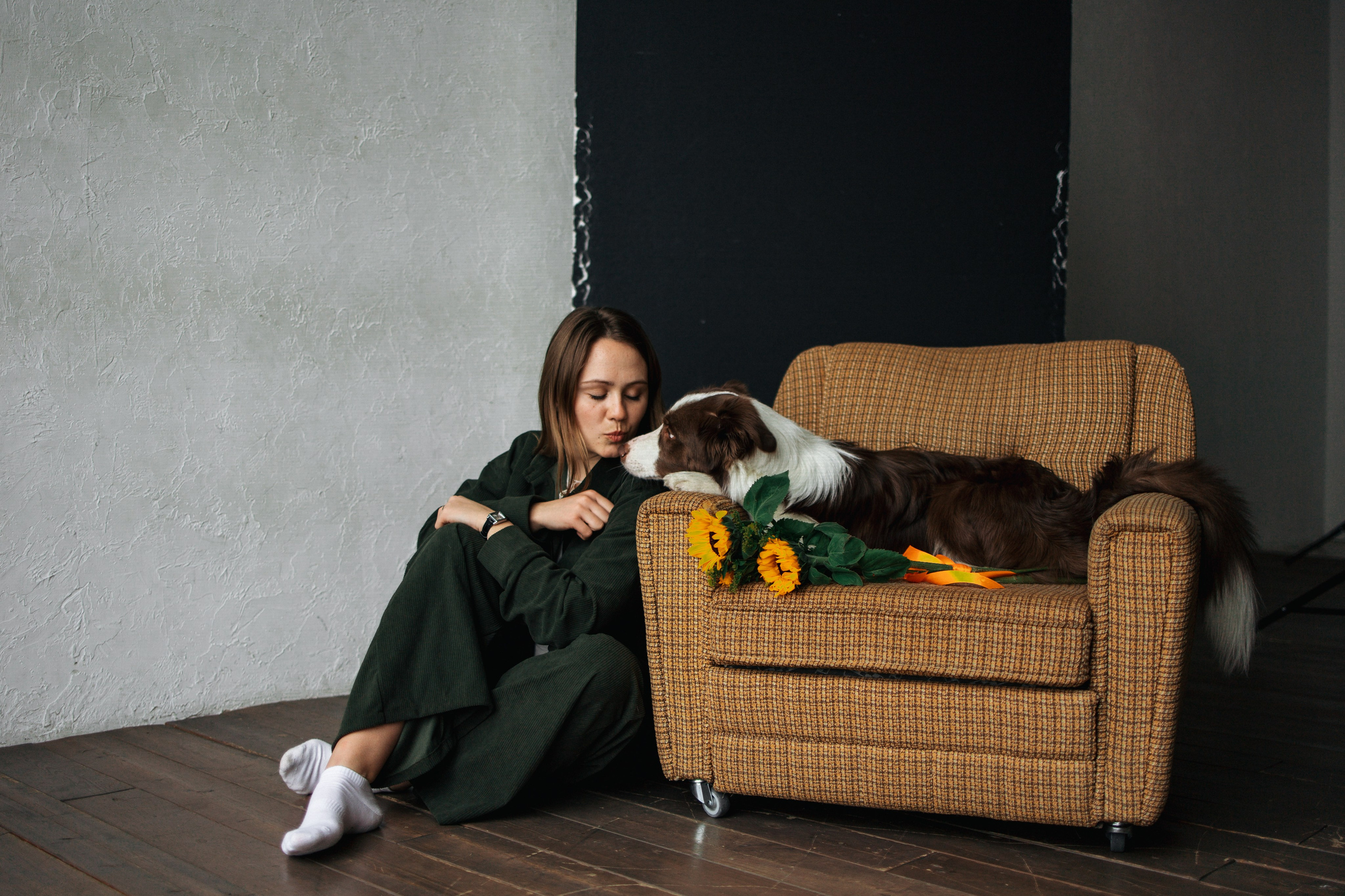 Настя и Симба. Фотограф — Анималист | Санкт-Петербург