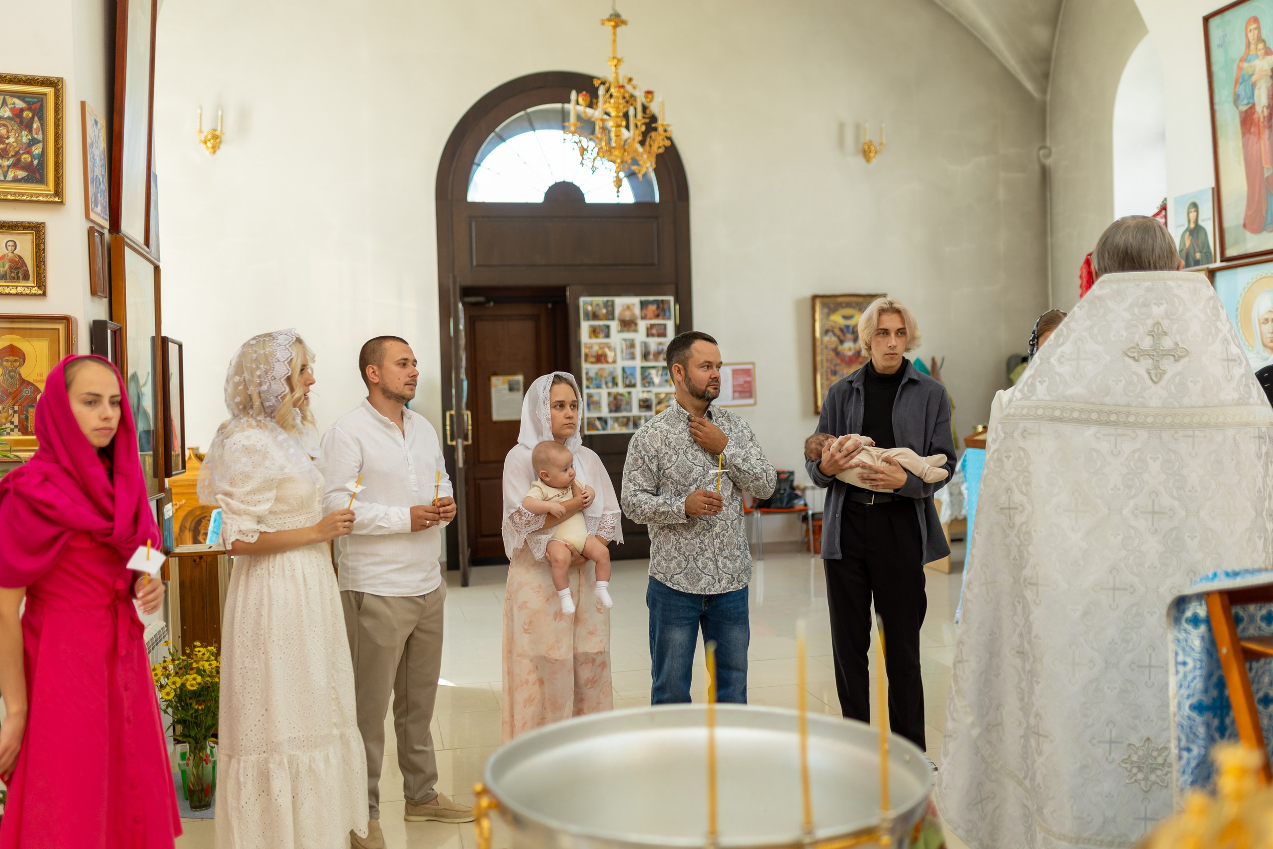 Крещение Артёма (все фото с таинсвта крещения). Фотограф новорожденных. Детский и семейный фотограф Марьяна Юдина