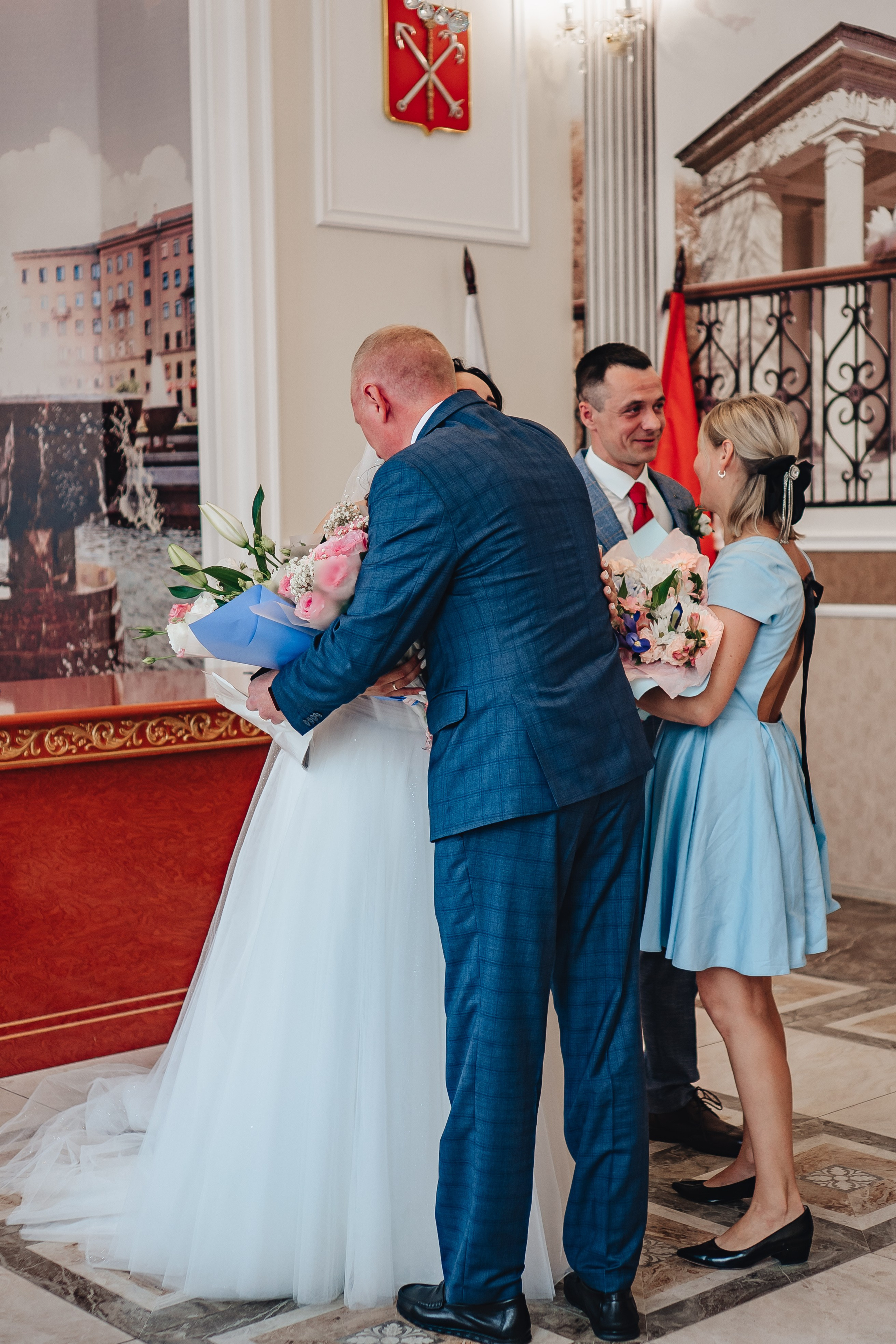 СВАДЕБНАЯ СЬЕМКА В ЗАГСЕ НА МОСКОВСКОМ ПРОСПЕКТЕ. Профессиональный фотограф, Санкт-Петербург — Виктория Богомолова