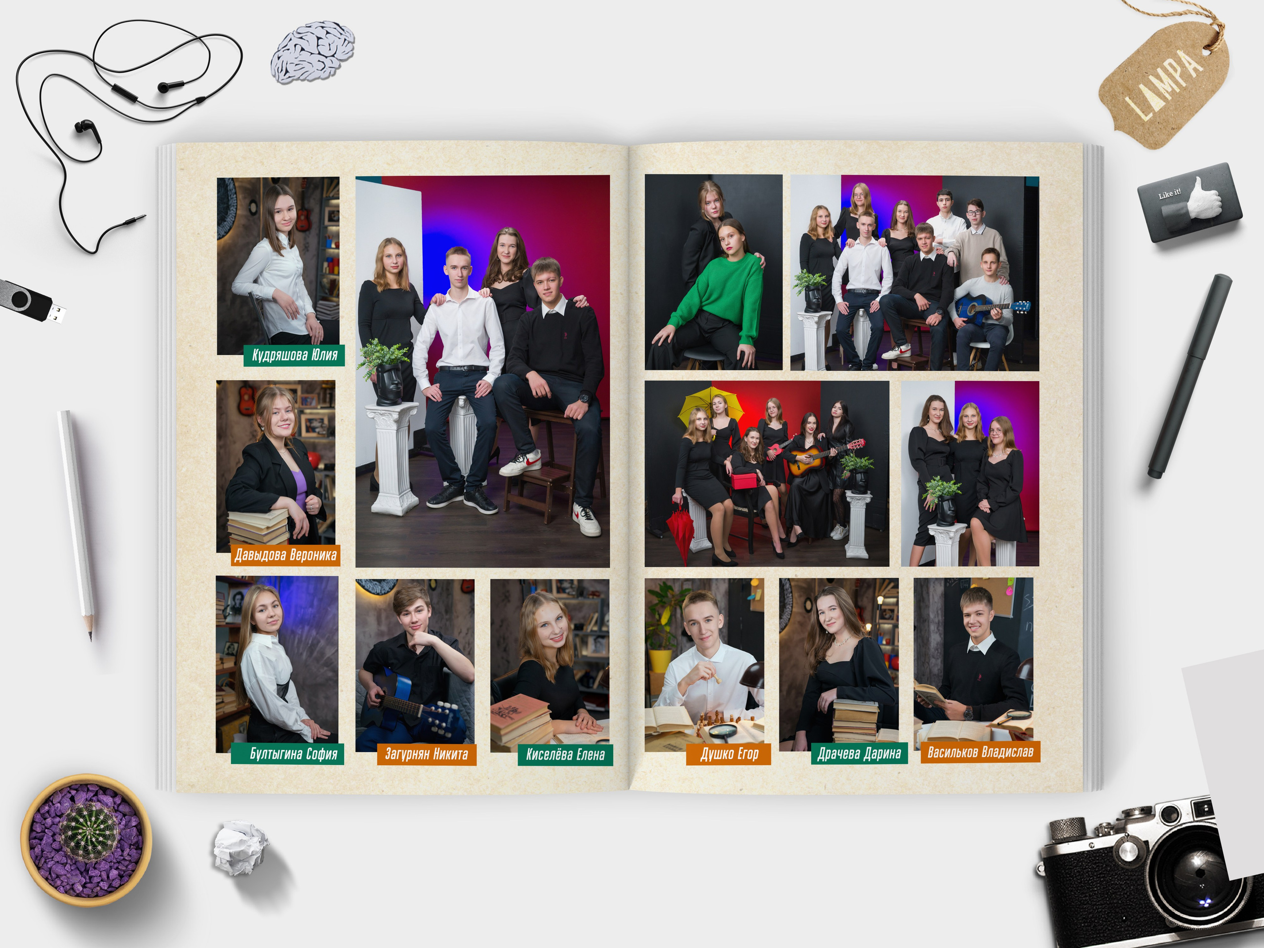 —  9 | Минимализм (портретная) | 30×40. Ваш Выпуск | Выпускные альбомы | г. Тверь