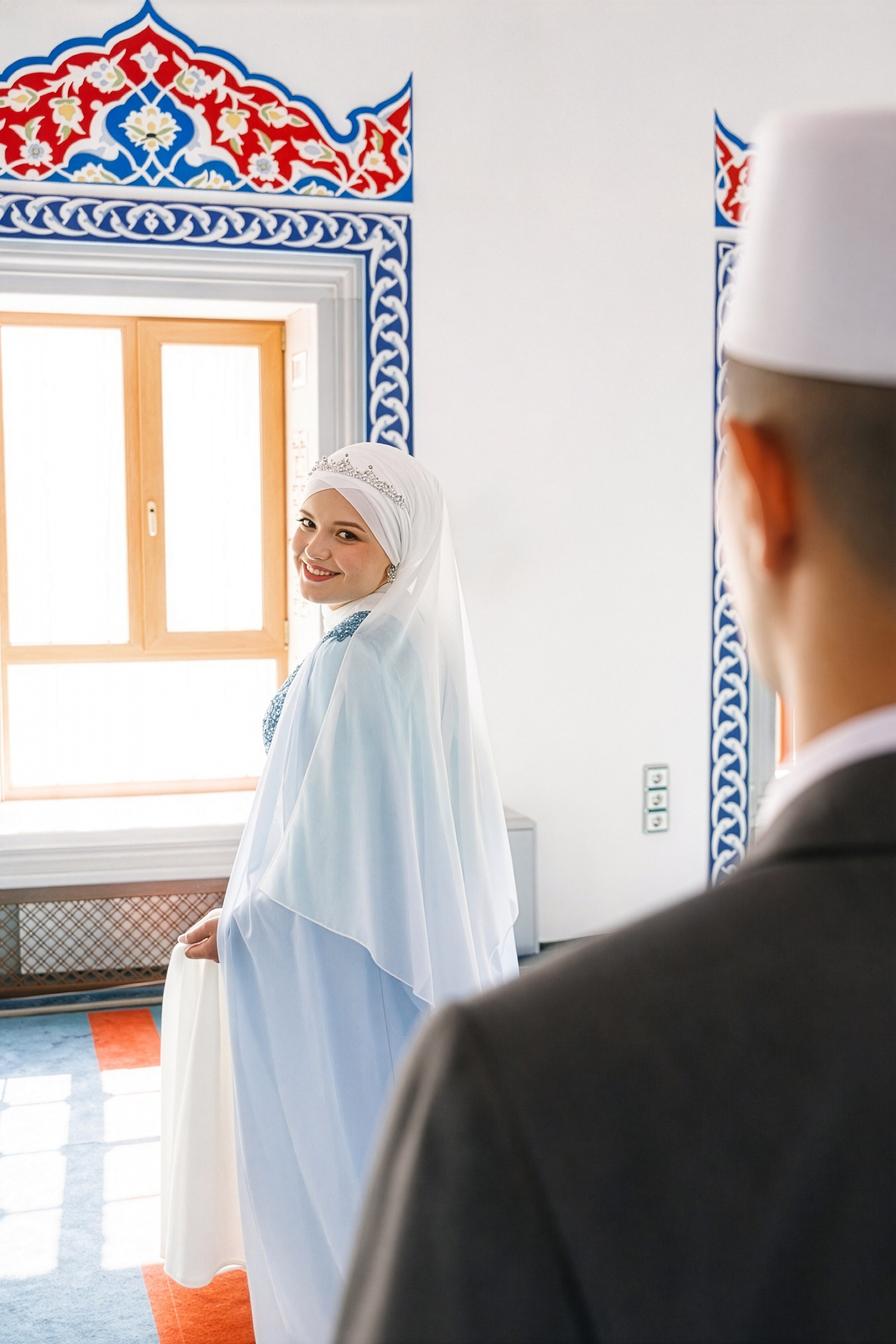 Фотограф на никах в Екатеринбурге — Самат и Лидияна: съемка в мечети. Фотограф Дмитрий Судаков — Свадебная и репортажная съемка в Екатеринбурге и Москве