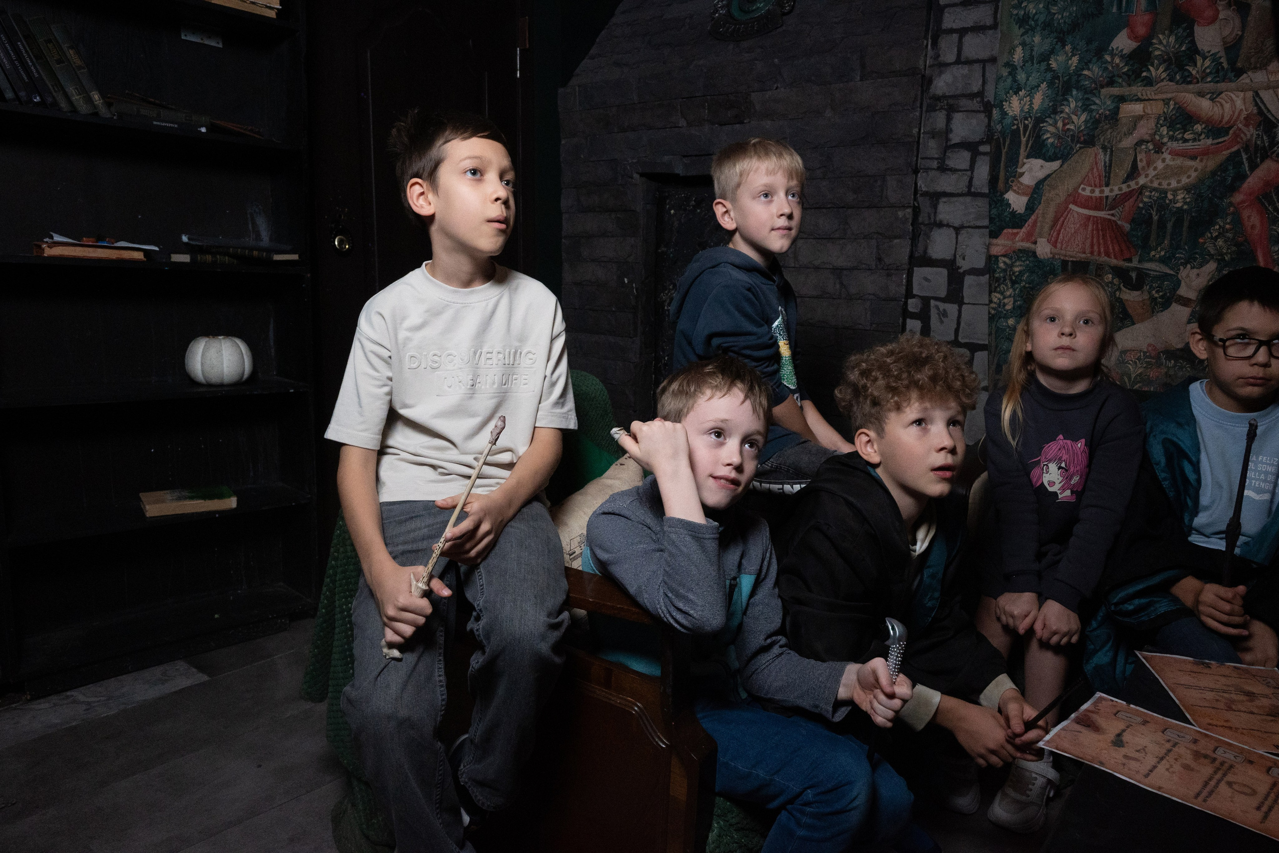 День рождения ребенка в «Подземелье Слизерин». Фотограф мероприятий в Москве