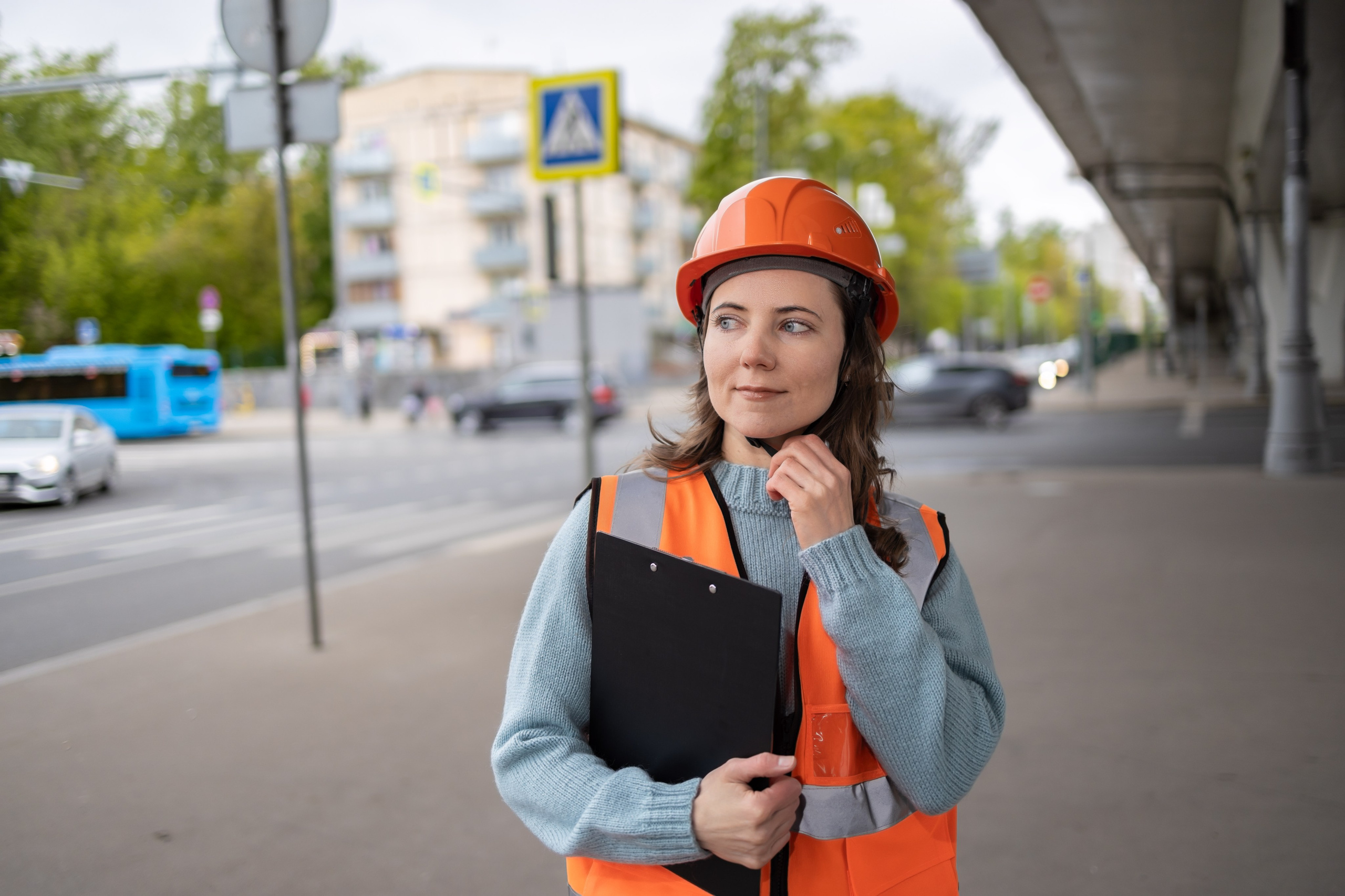 Фотосессия «Стройка» модель Ирина. Репортажный, семейный и студийный фотограф в Москве Демин Алексей