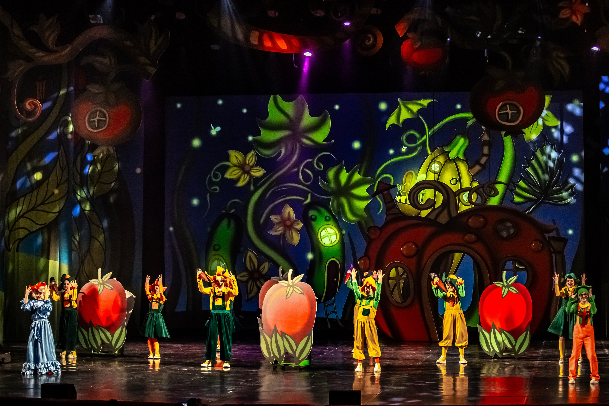 Мюзикл «Незнайка в царстве малюток» премьера Сочи солнышки и Сочи Соло. Фотограф в Сочи Юрий Шептаев