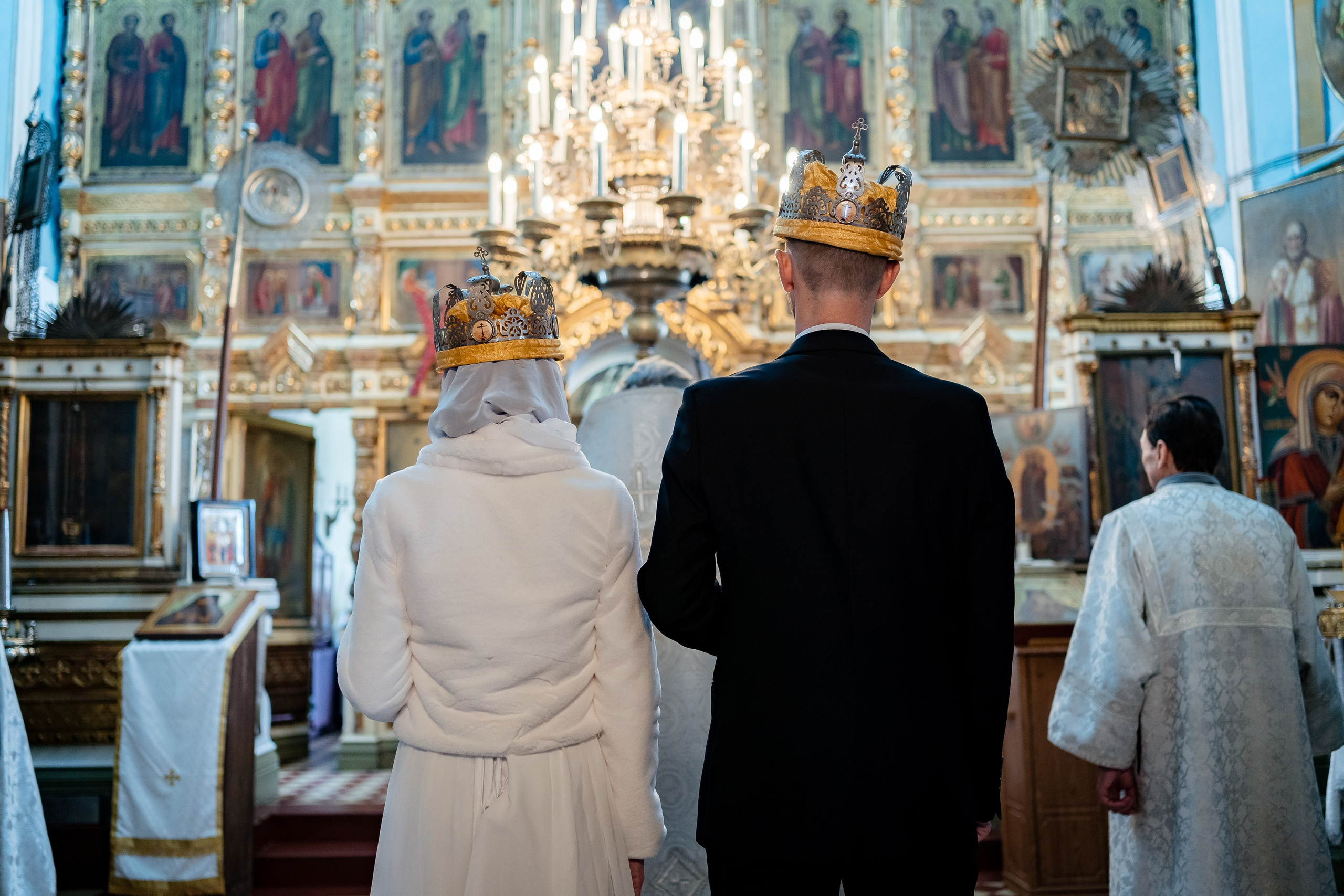 Венчание Анны и Олега. Семейный фотограф Варвара Сорока в городе Москве
