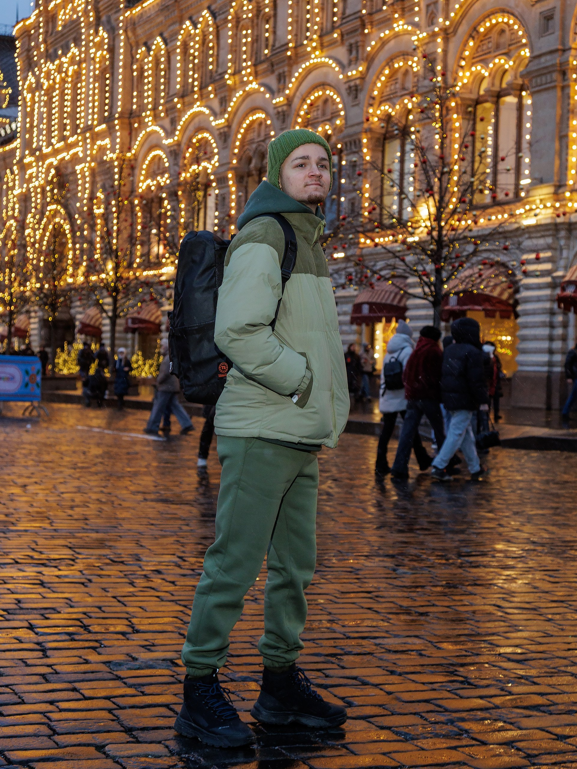 Новогодняя прогулка. Фотограф Алексей Зозин в Москве