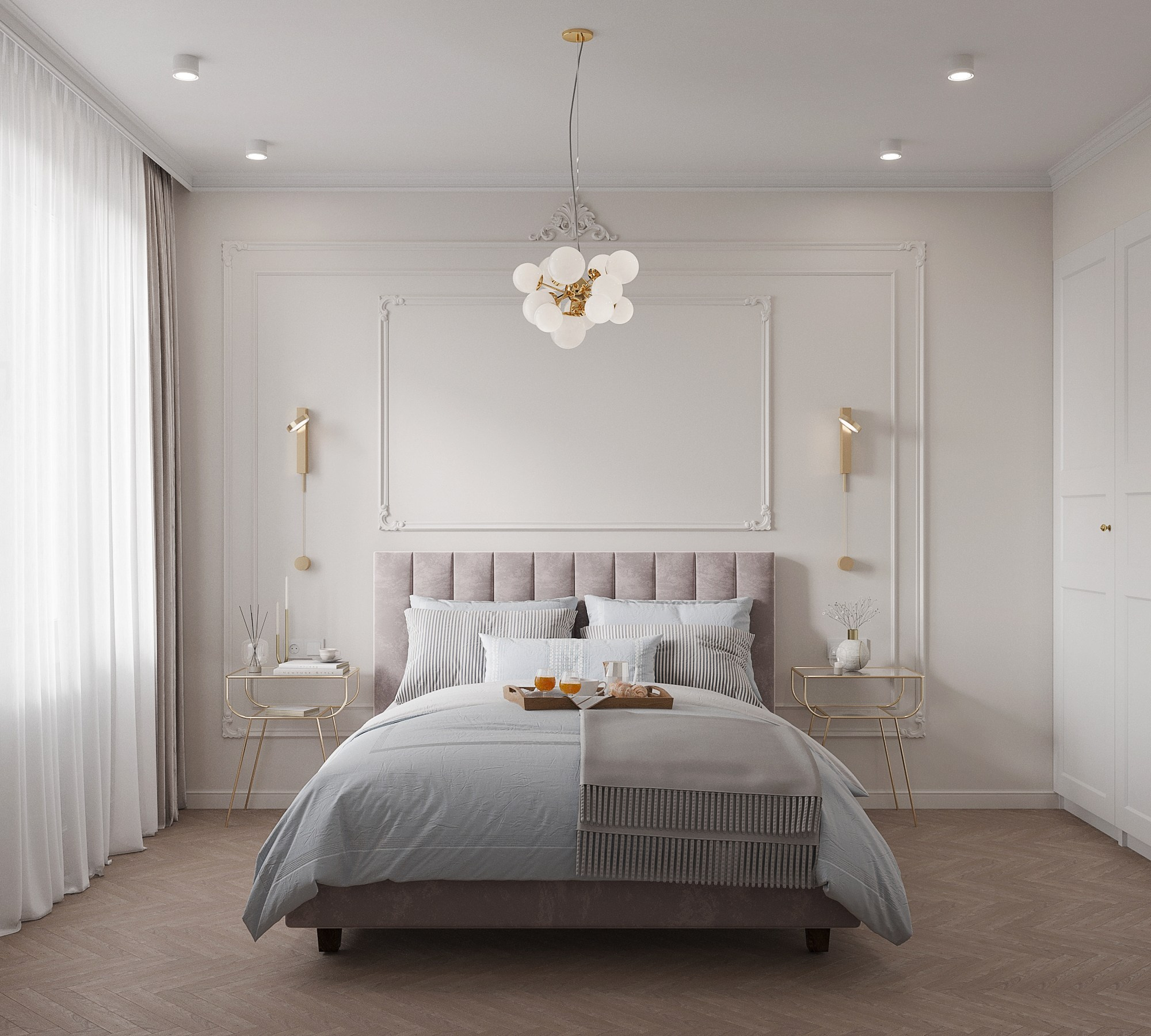 Однакомнатная с яркими акцентами. Интерьерный 3Д Визуализатор Маргарита Оберемко