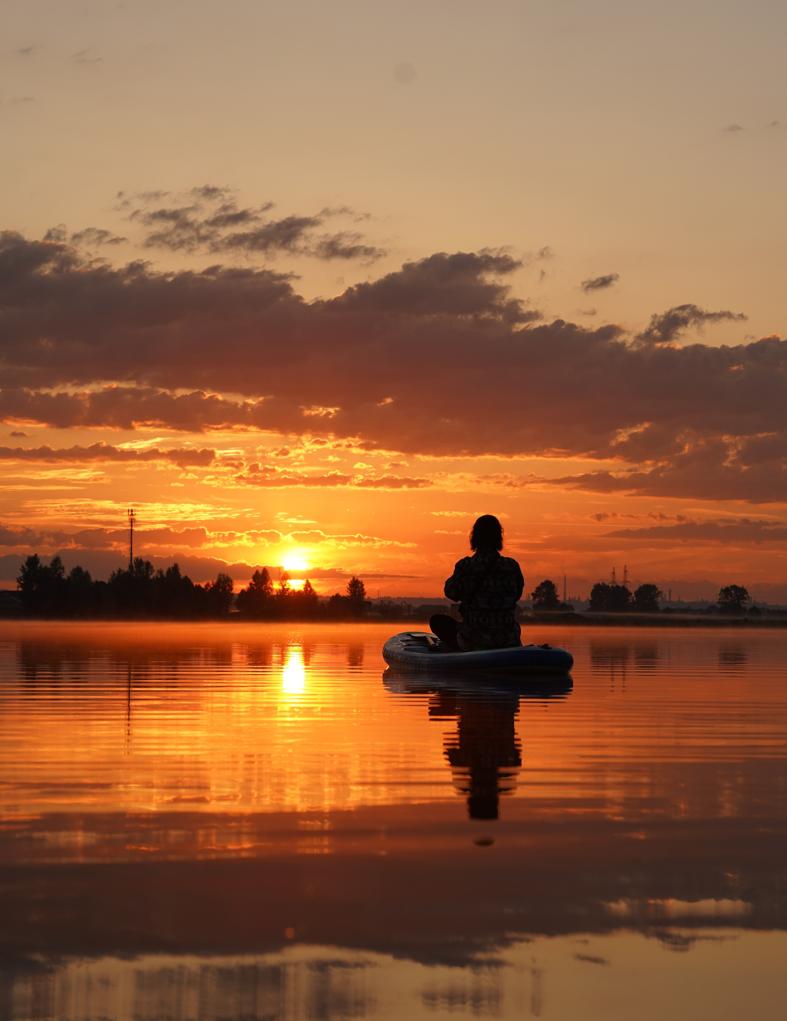 Рассветы на сапбордах в Уфе