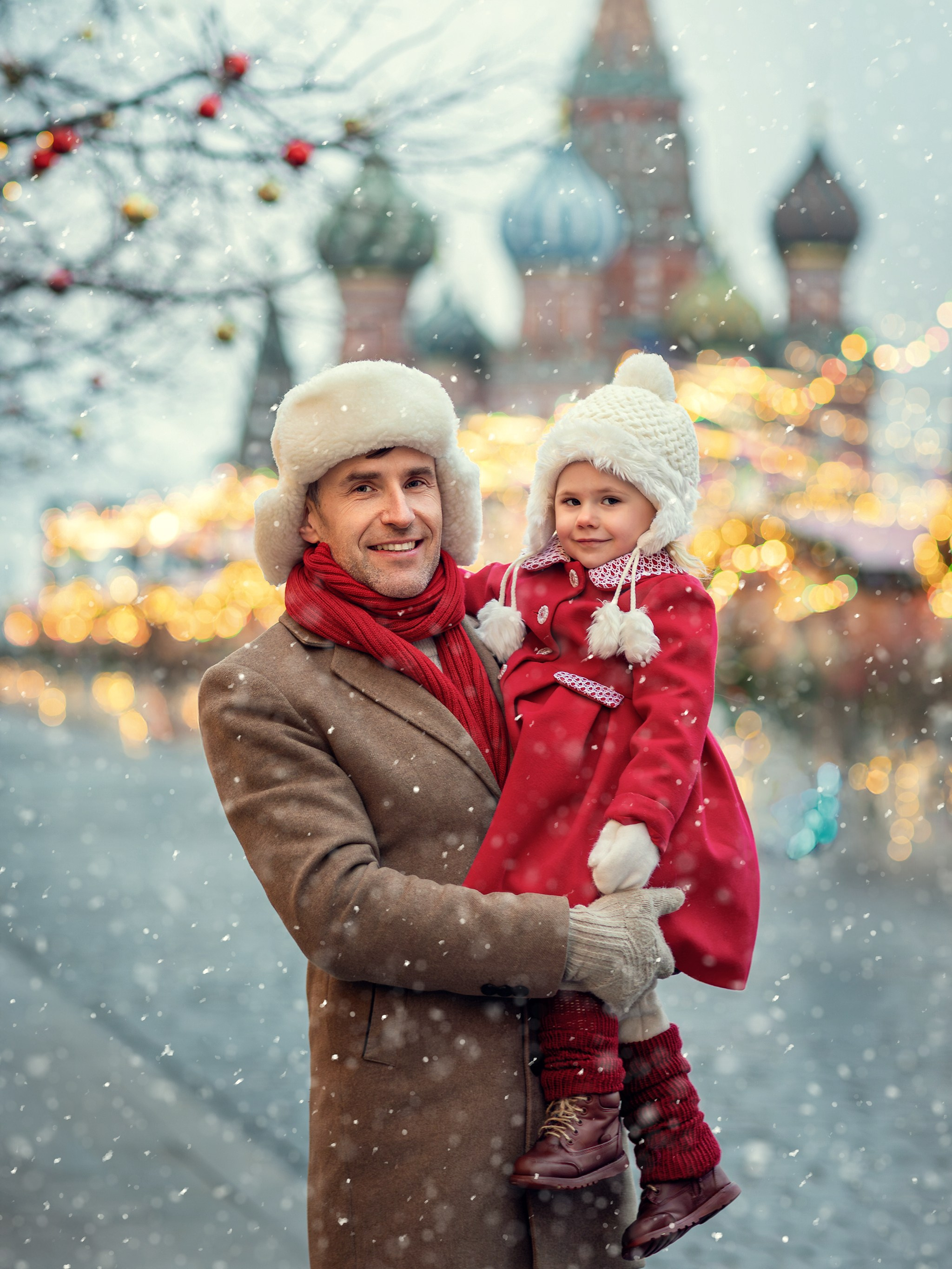 Семейная съемка на Красной площади. Детский и семейный фотограф Елена Михайлова в Москве