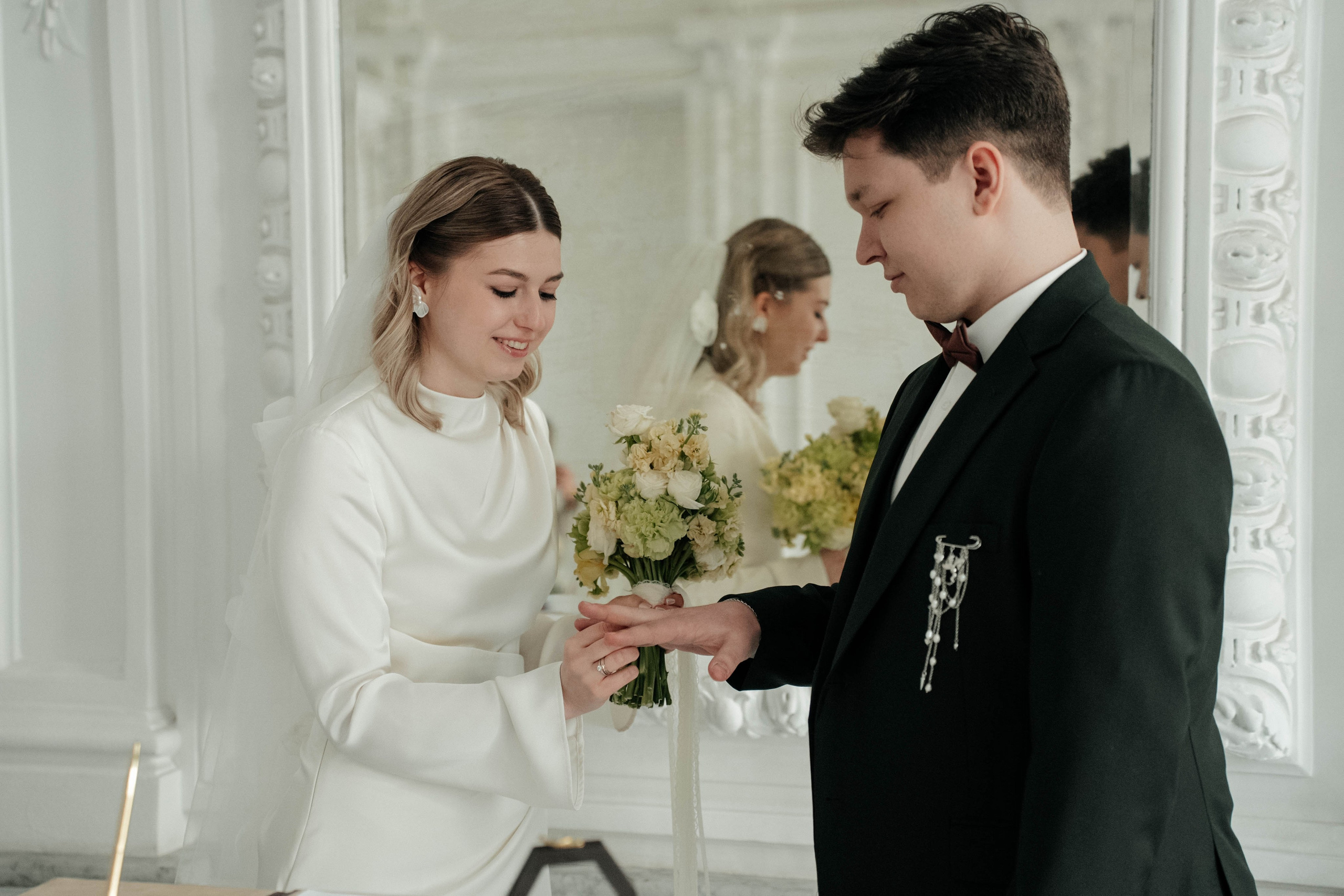Евгений и Анастасия / Особняк Спиридонова, МГУ. Свадебный фотограф Москва Александра Аверкова