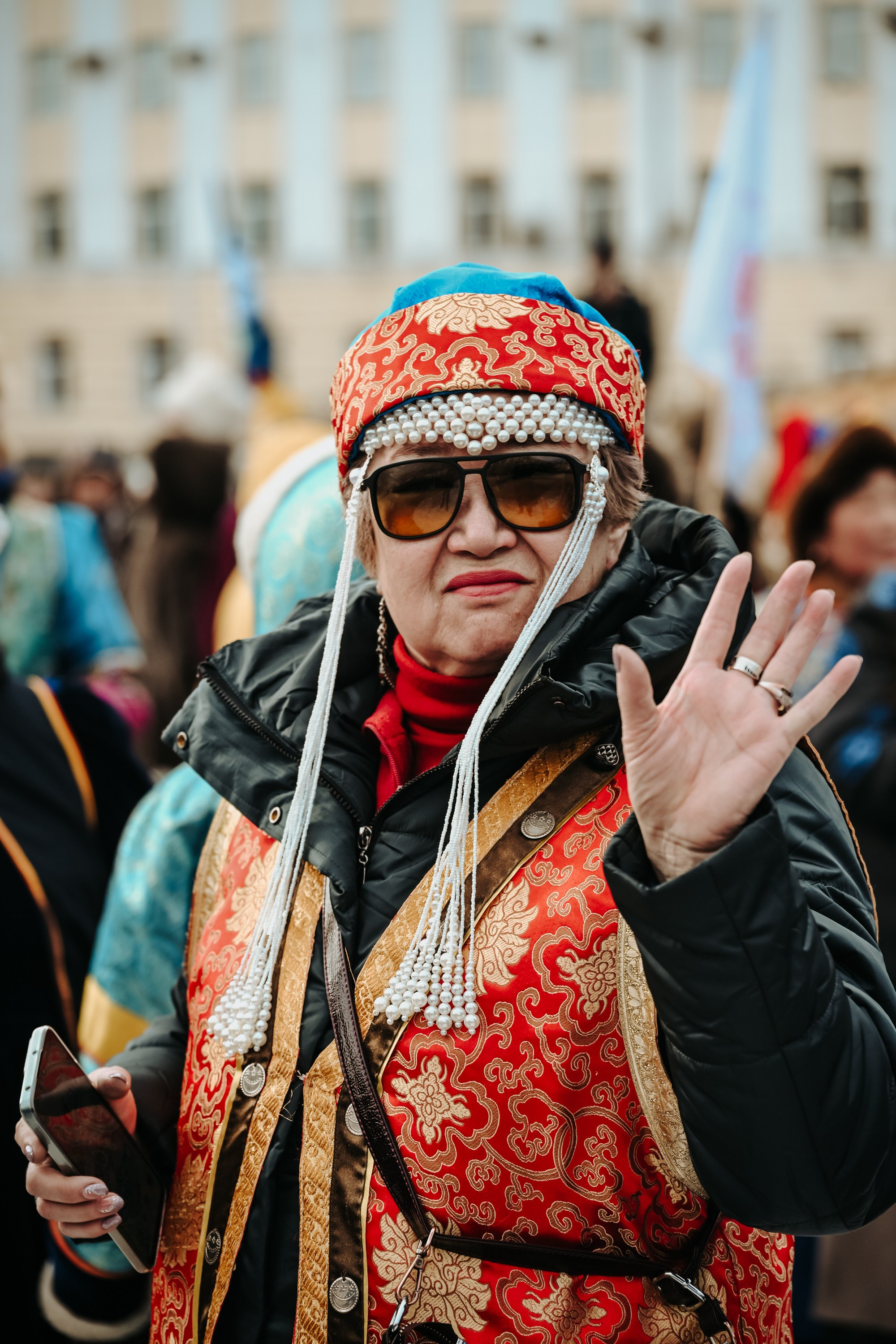 Дэгэлфлэшмоб. Фотобанк Республики Бурятия