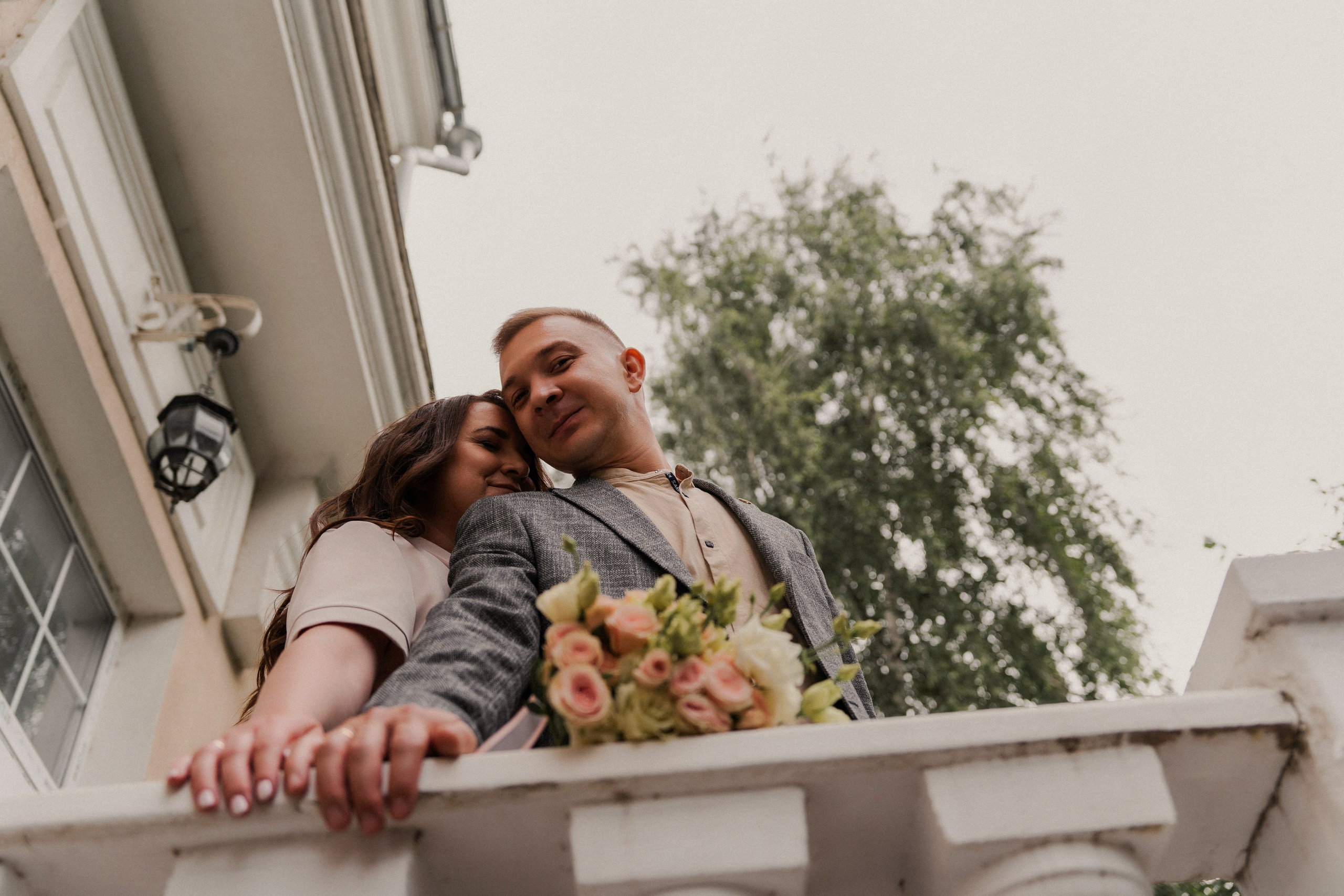 Съемка на улице после росписи