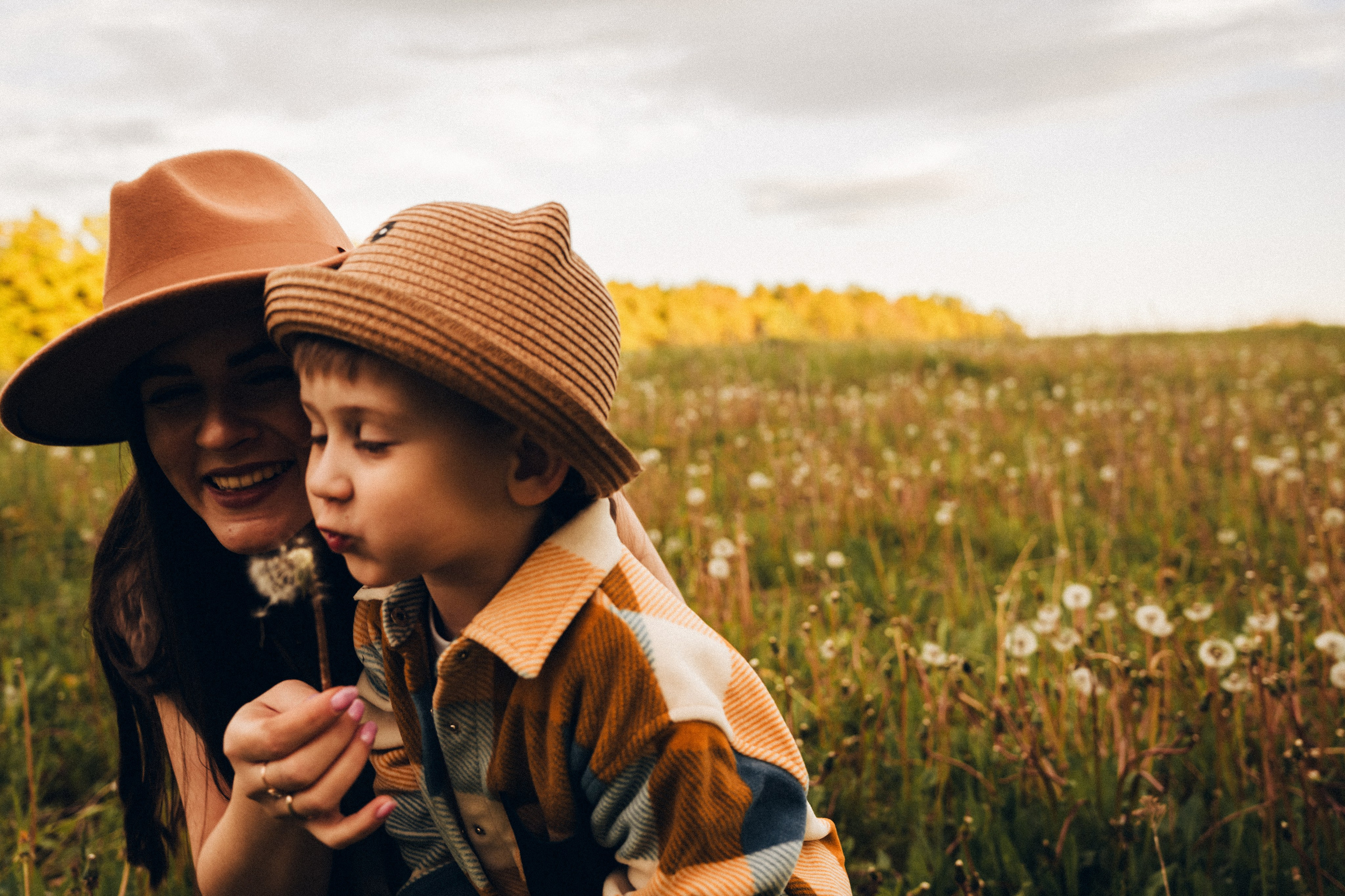 Семейная съемка на закате