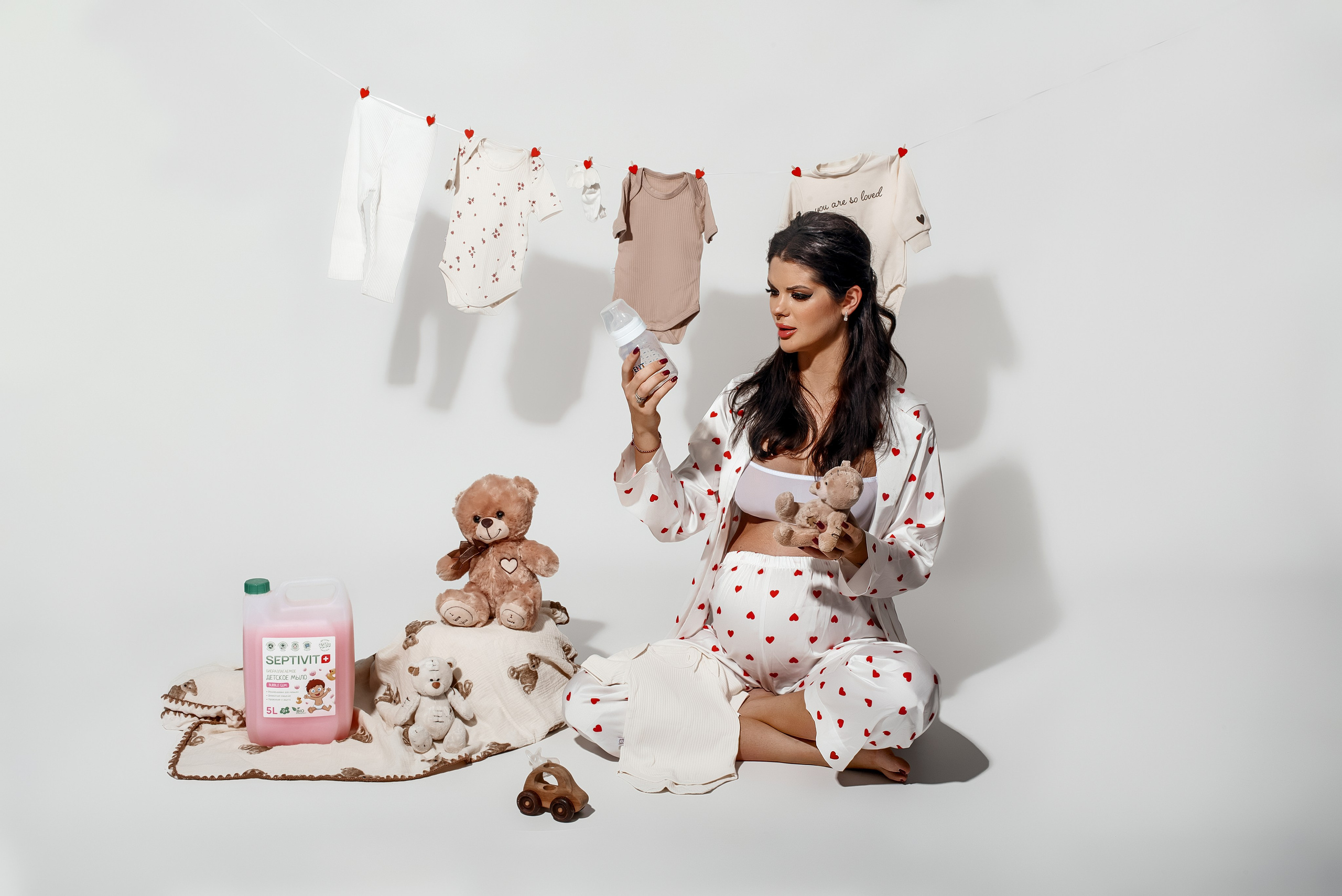 Аня и Максим. Фотограф беременности и новорожденных в Рязани