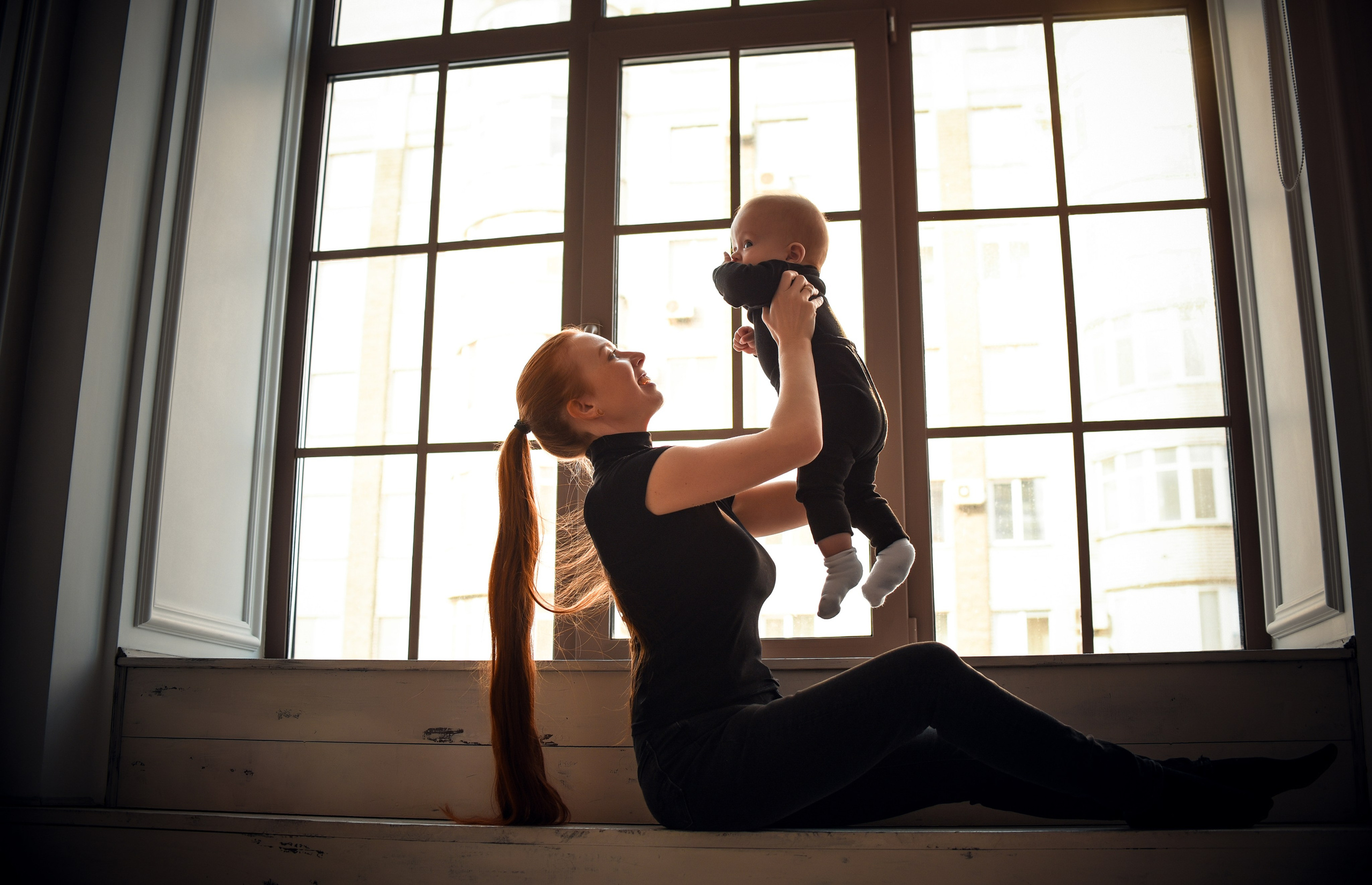 Семейная студийная фотосессия 3. Свадебный, семейный, детский, контент фотограф в Омске Максим Ильин