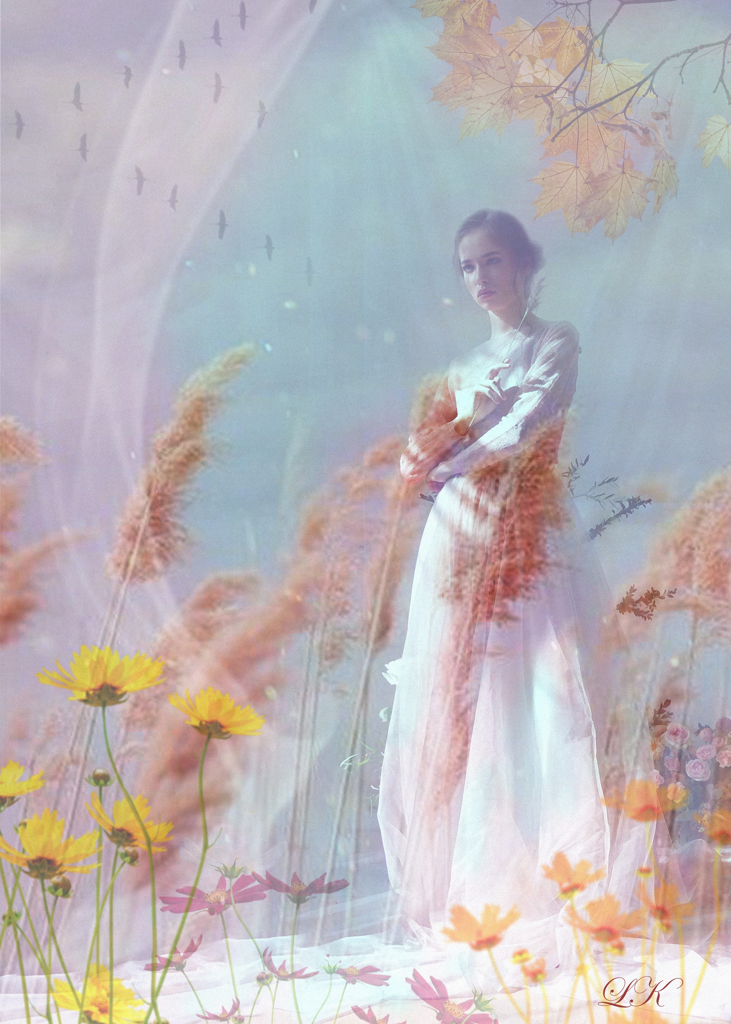 Абстракция женских портретов