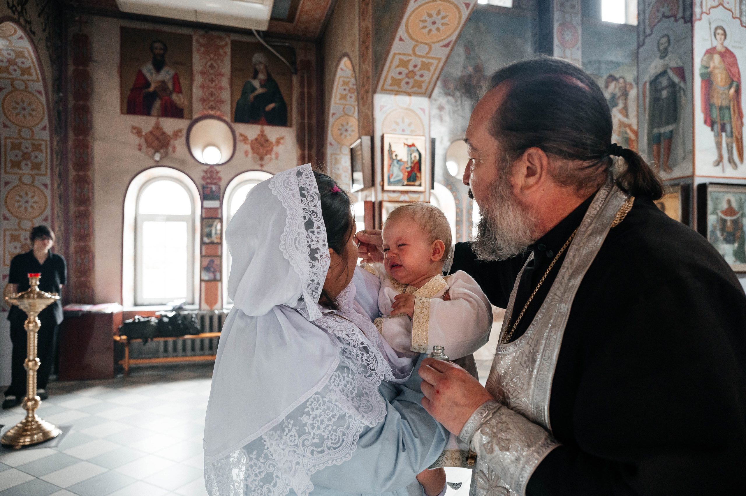 Крещение Андрюши. Детский и семейный фотограф выпускной альбом Приморско-Ахтарск