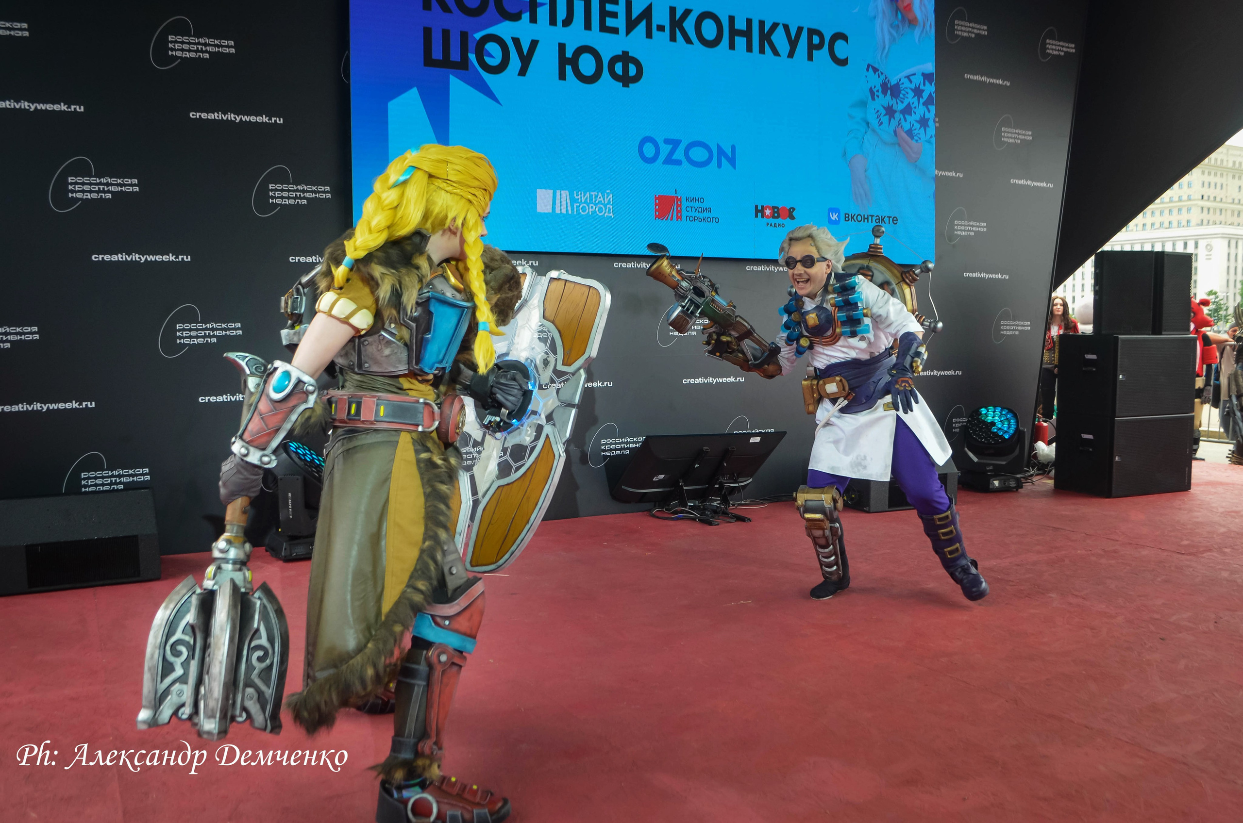 Фотосессия в Парке Горького на Лидеры молодого контента