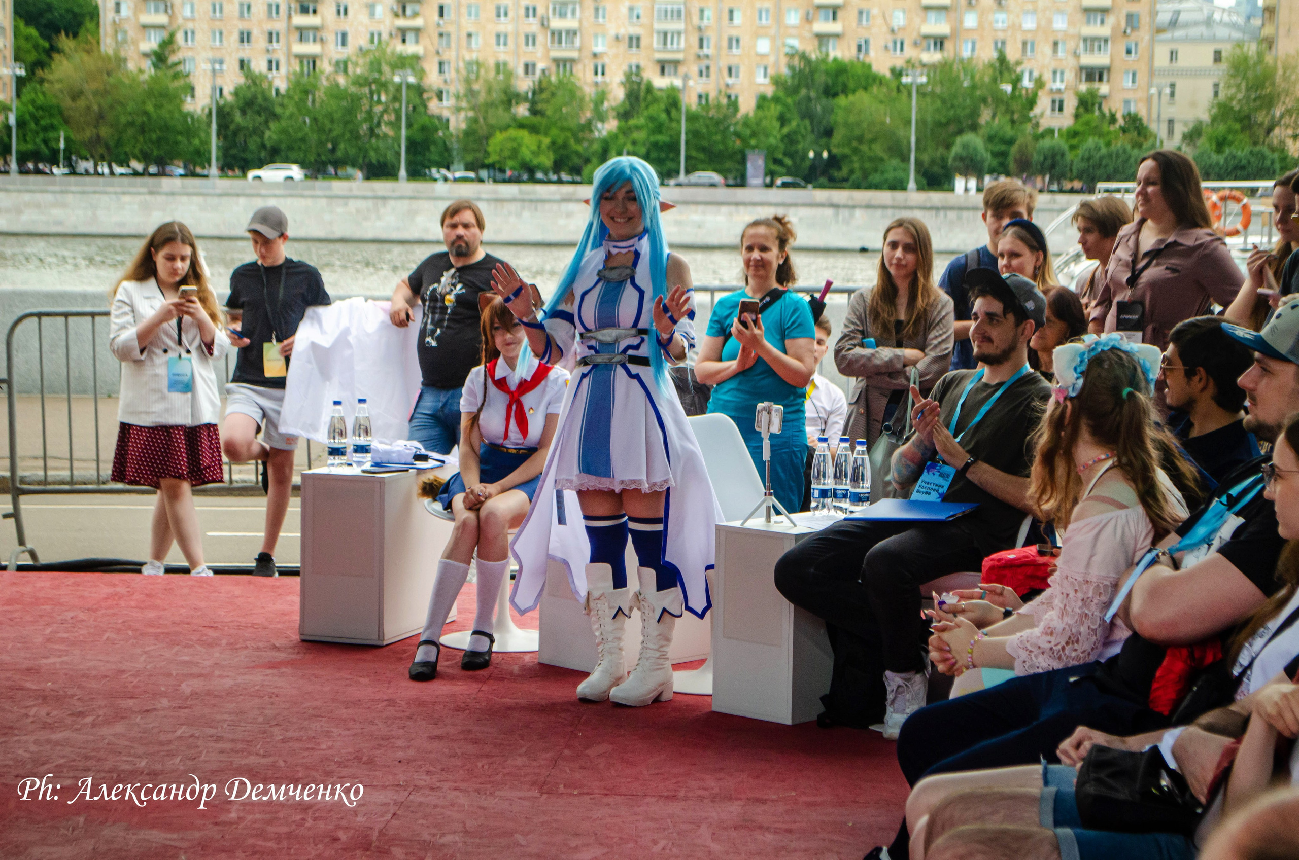 Фотосессия в Парке Горького на Лидеры молодого контента