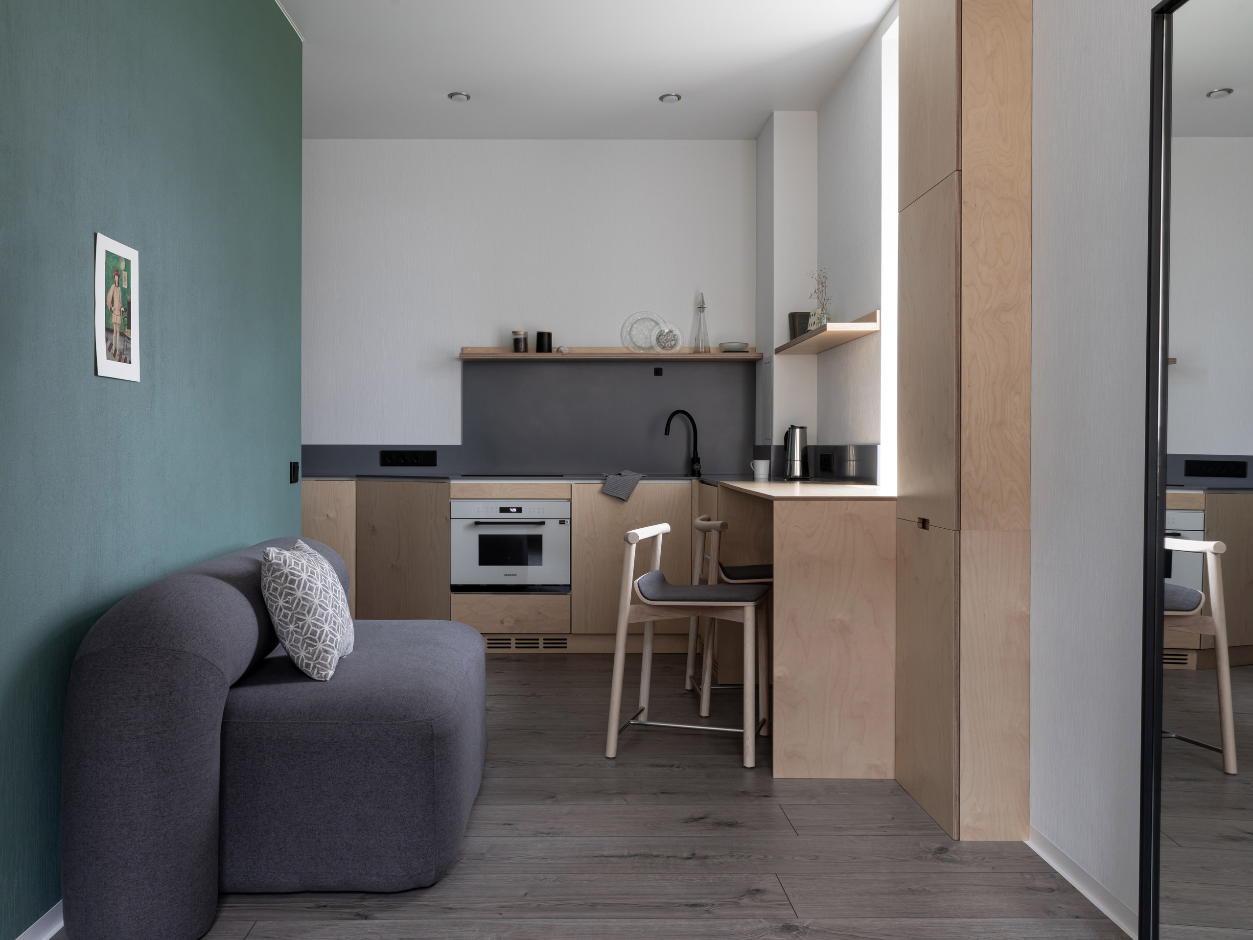 Квартира студия в Петербурге. Наталья Мавренкова интерьерный фотограф, декоратор в Санкт-Петербурге