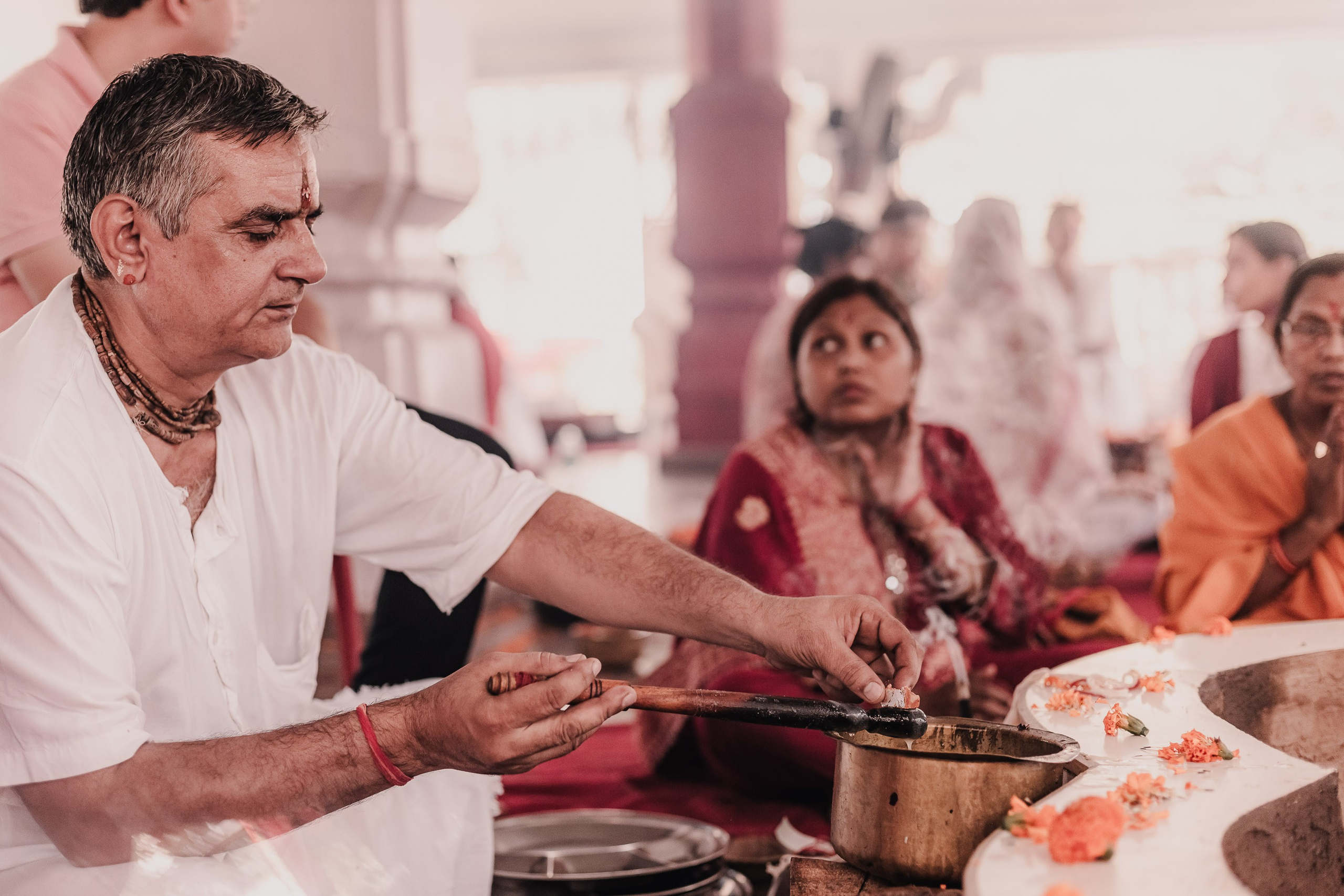 Navaratri yajna at Devraha Baba Ji ashram. Мариам Багдасарян