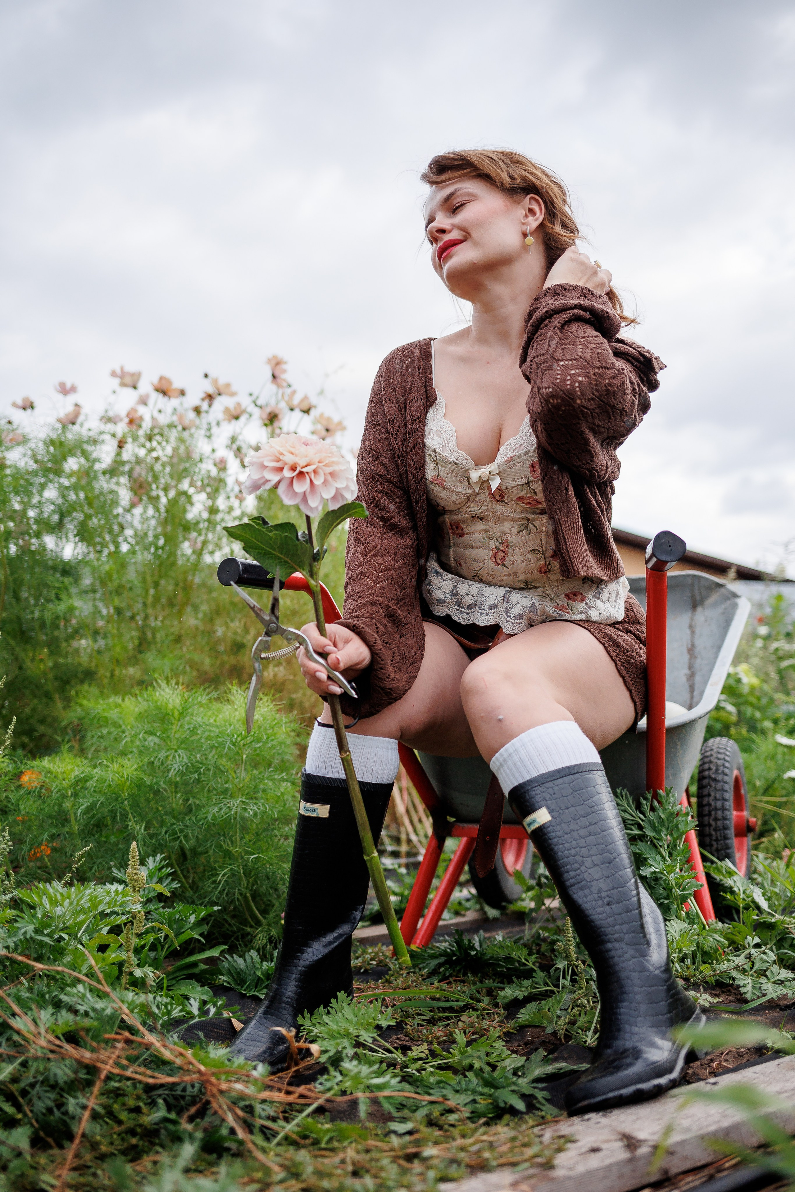 Наташа на ферме. Семейный фотограф в Саратове Юлия Охотникова