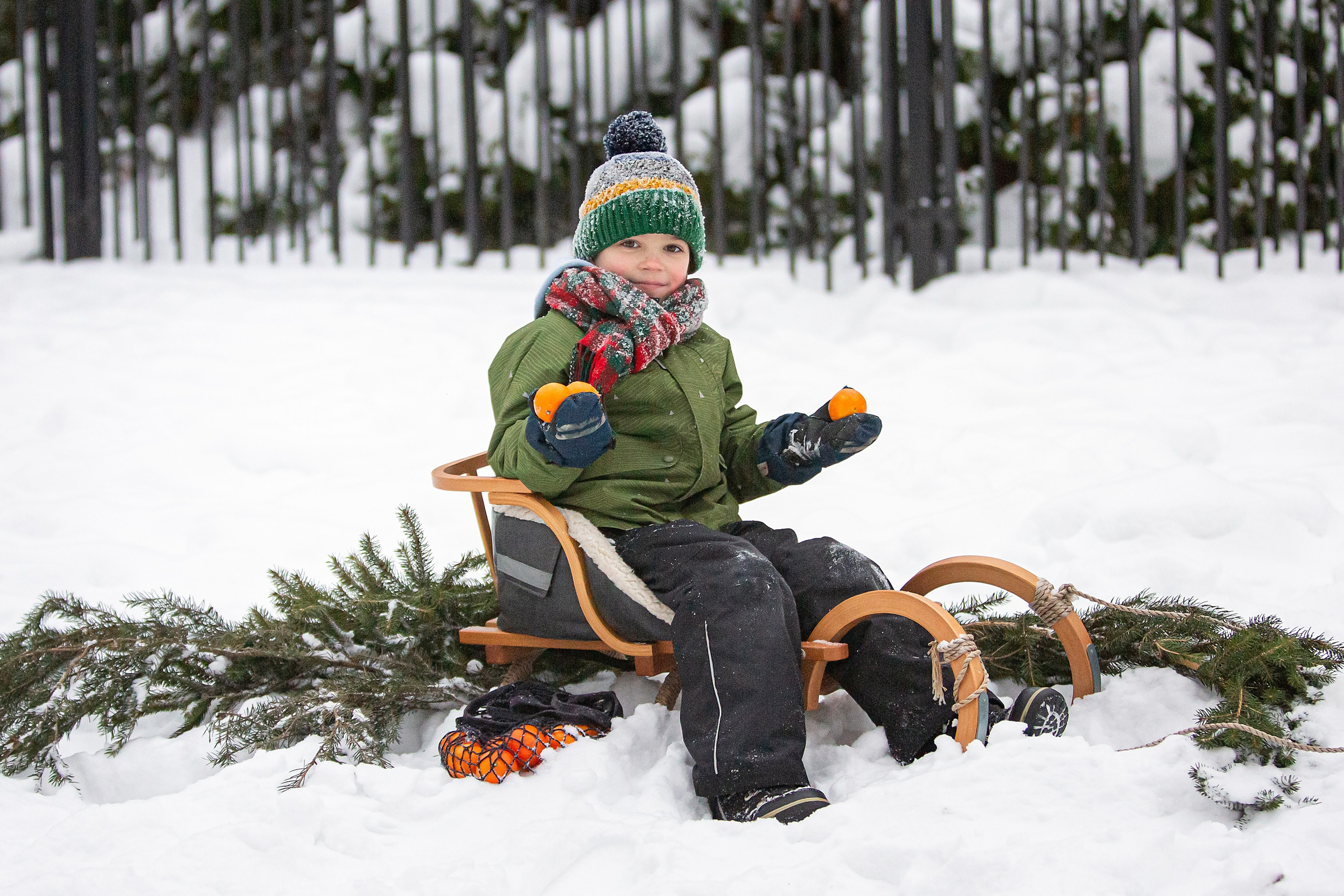 Зима в детском саду. Свадебный, семейный, детский фотограф в Санкт-Петербурге