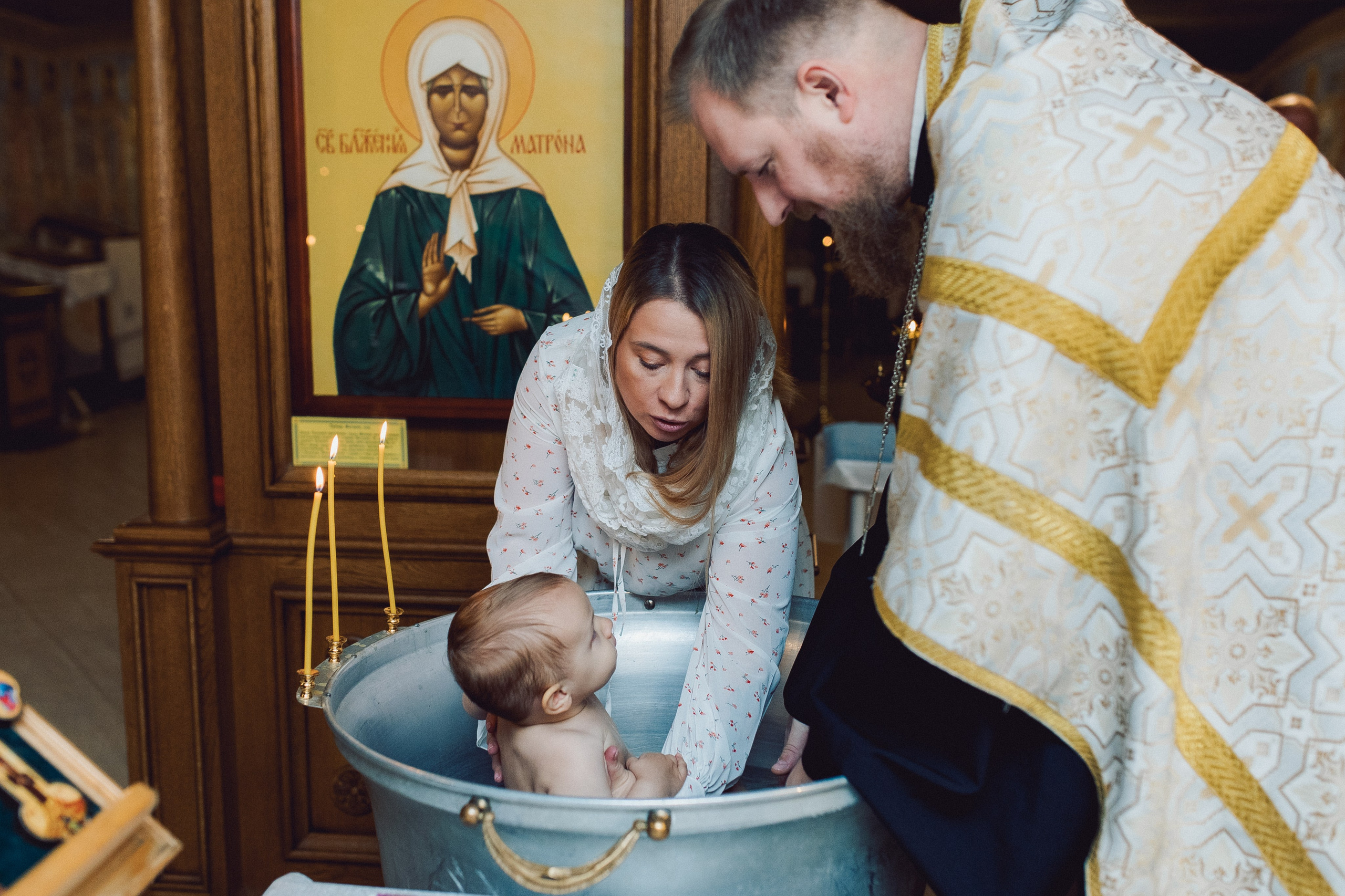 Крещение в Троицком соборе