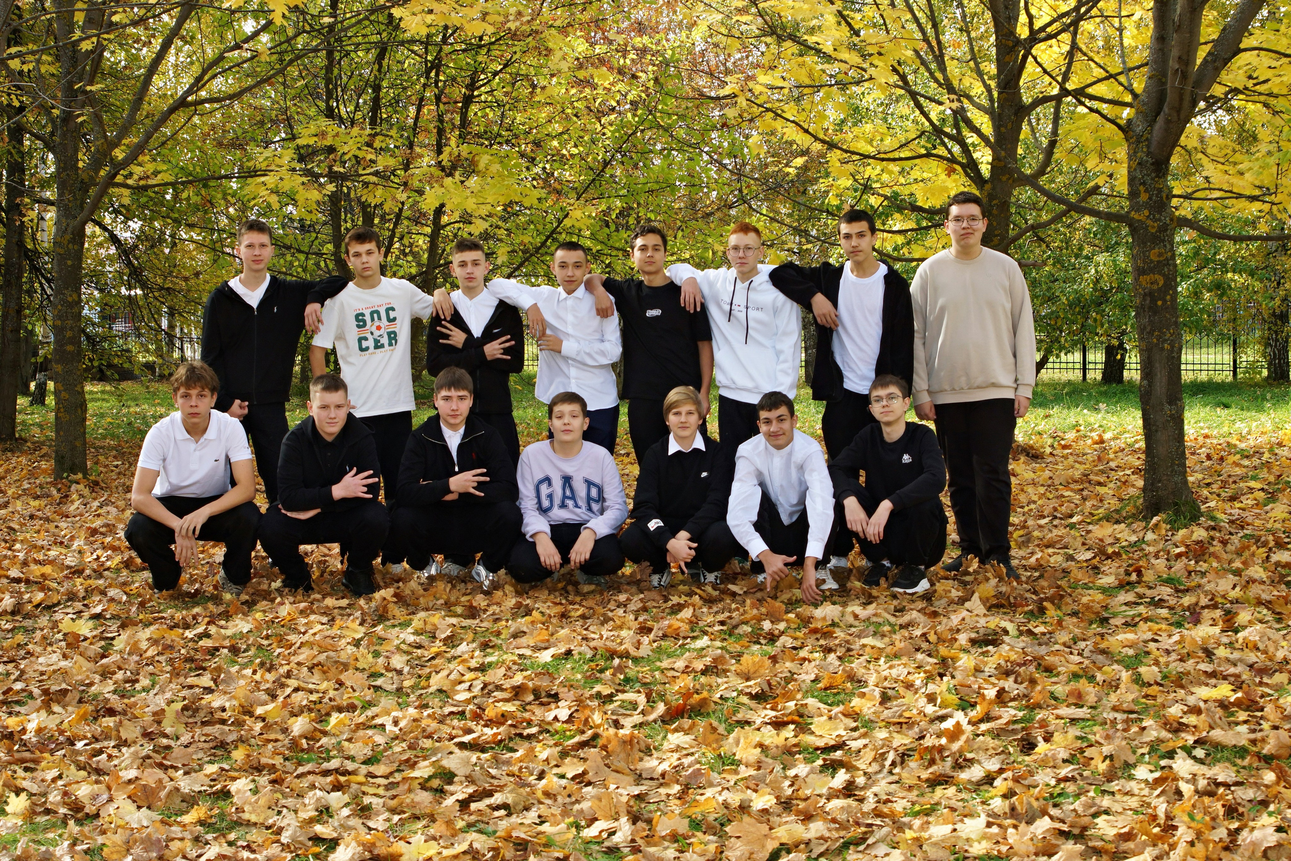 Осенняя фотосессия в школе г. Йошкар-Ола