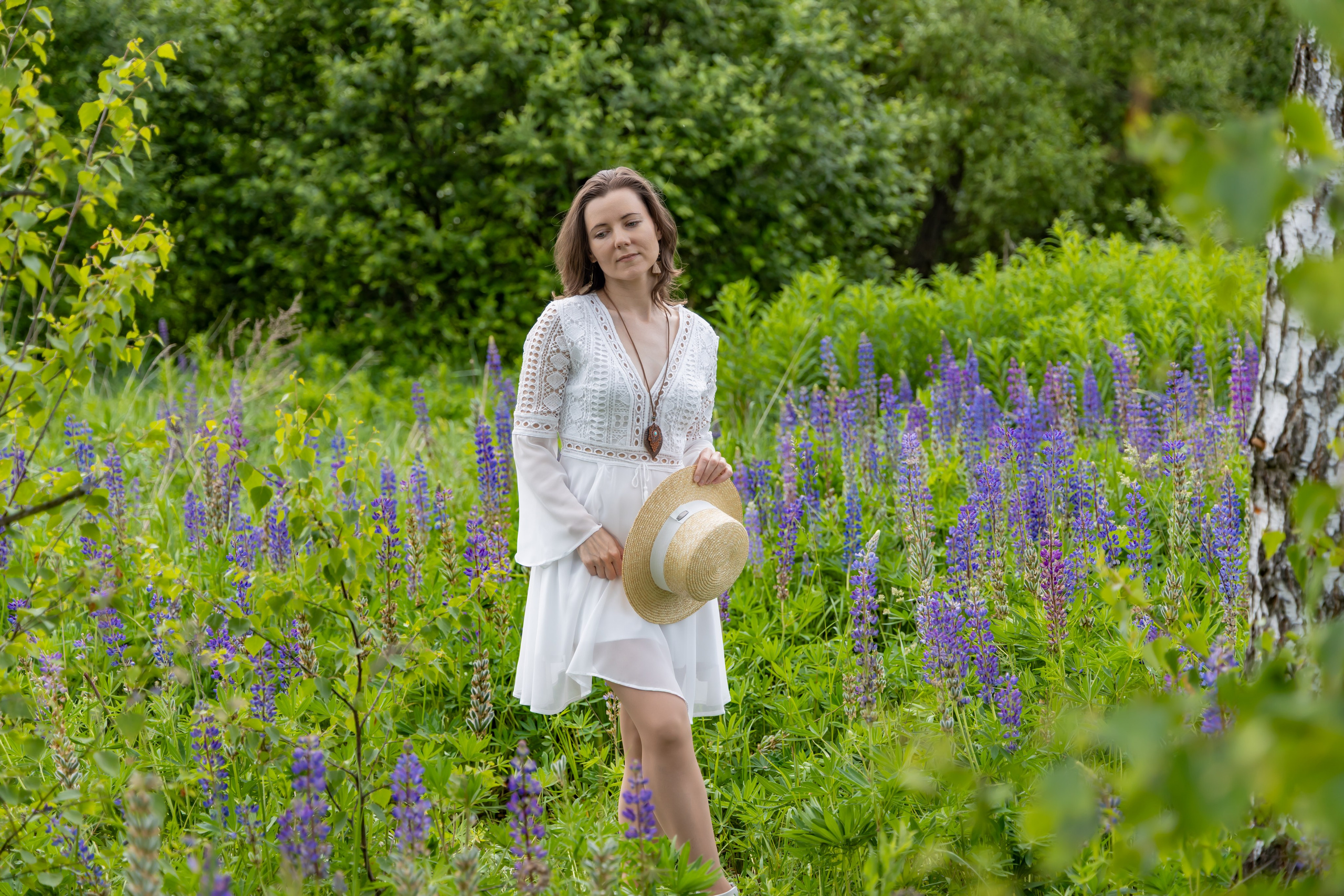 Фотосессия в люпинах. Репортажный, семейный и студийный фотограф в Москве Демин Алексей