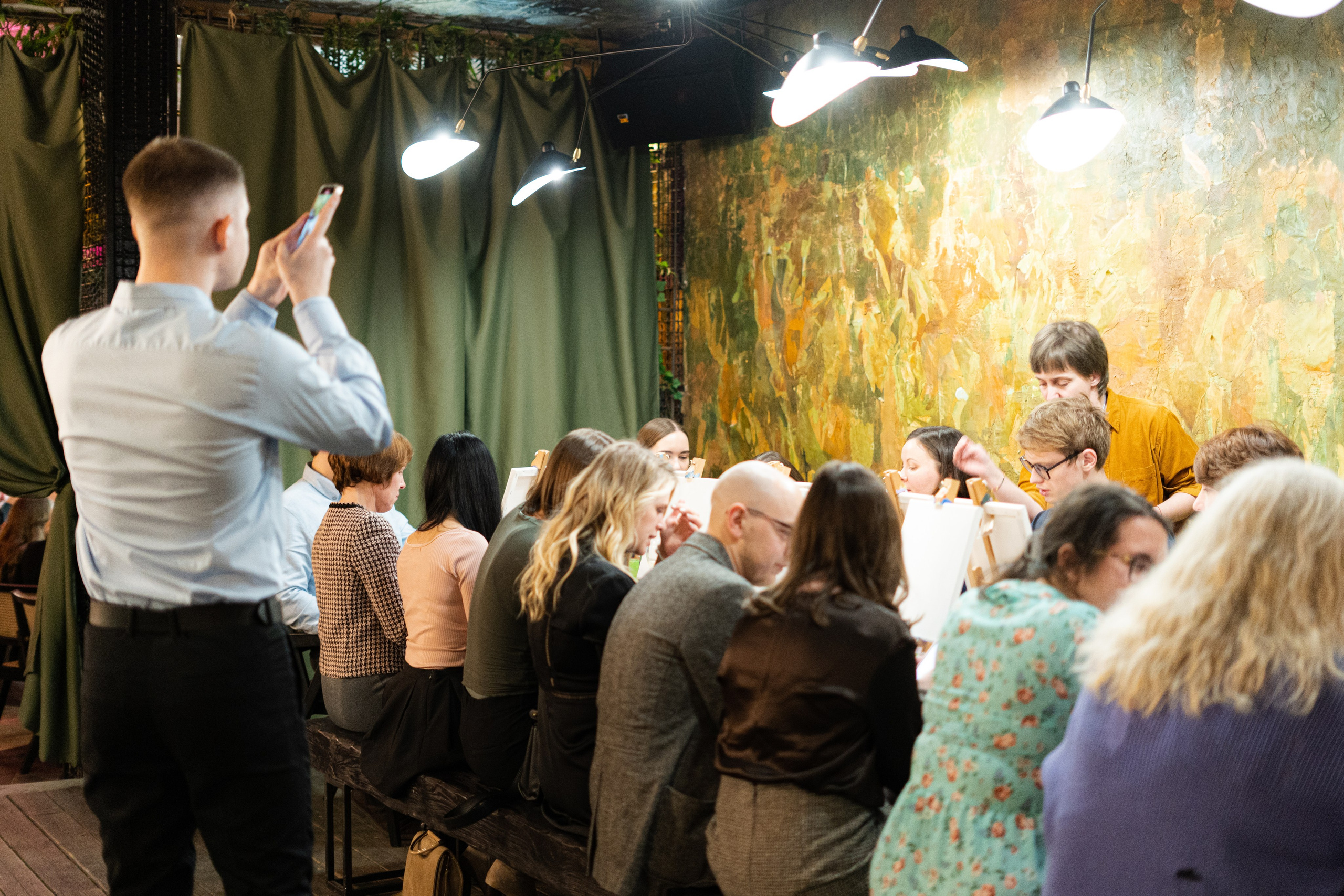 Корпоратив Teach Me Art 2. Портретный фотограф в Москве и Санкт-Петербурге Арина Чех