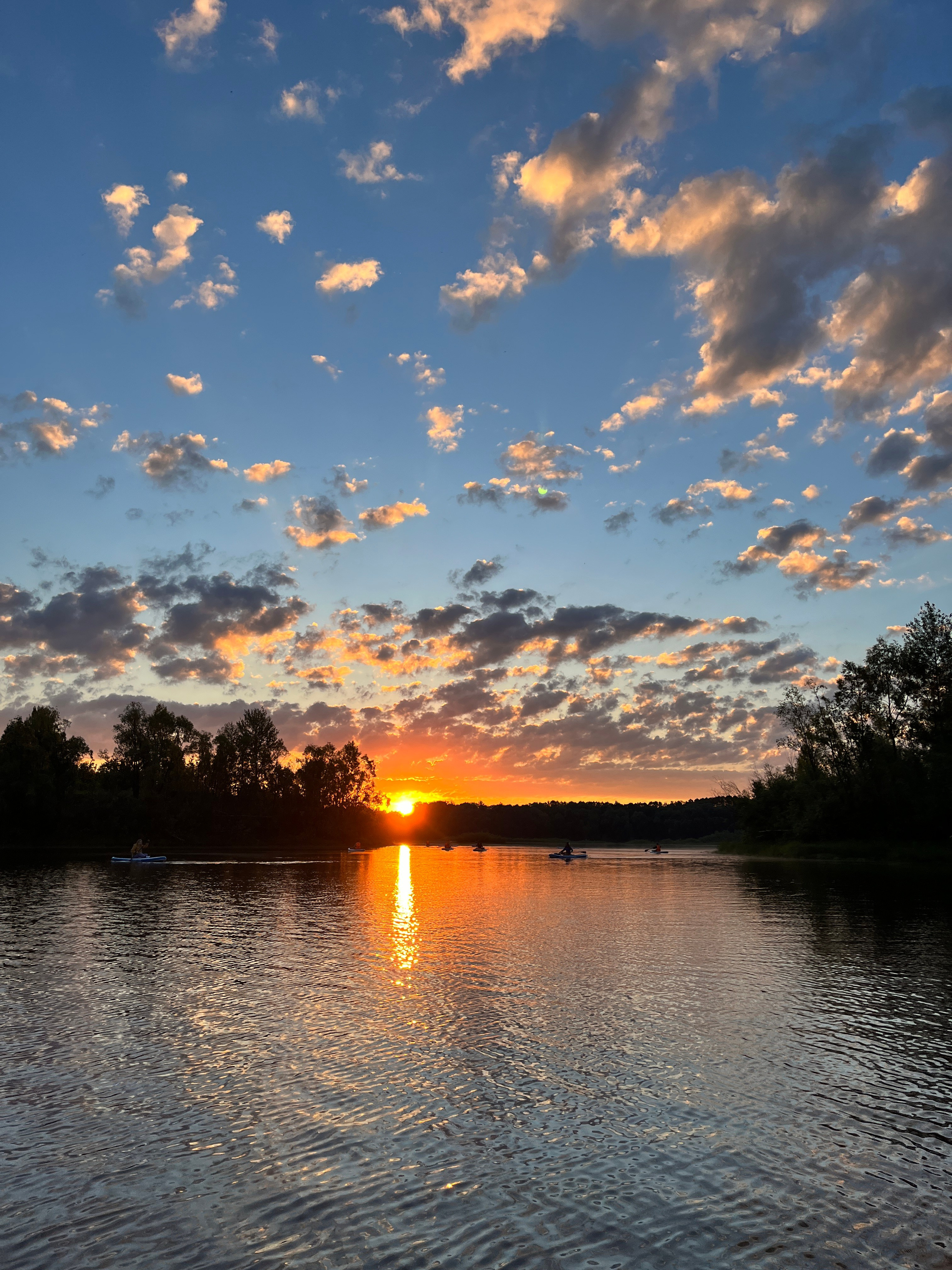 Рассветы на сапбордах в Уфе