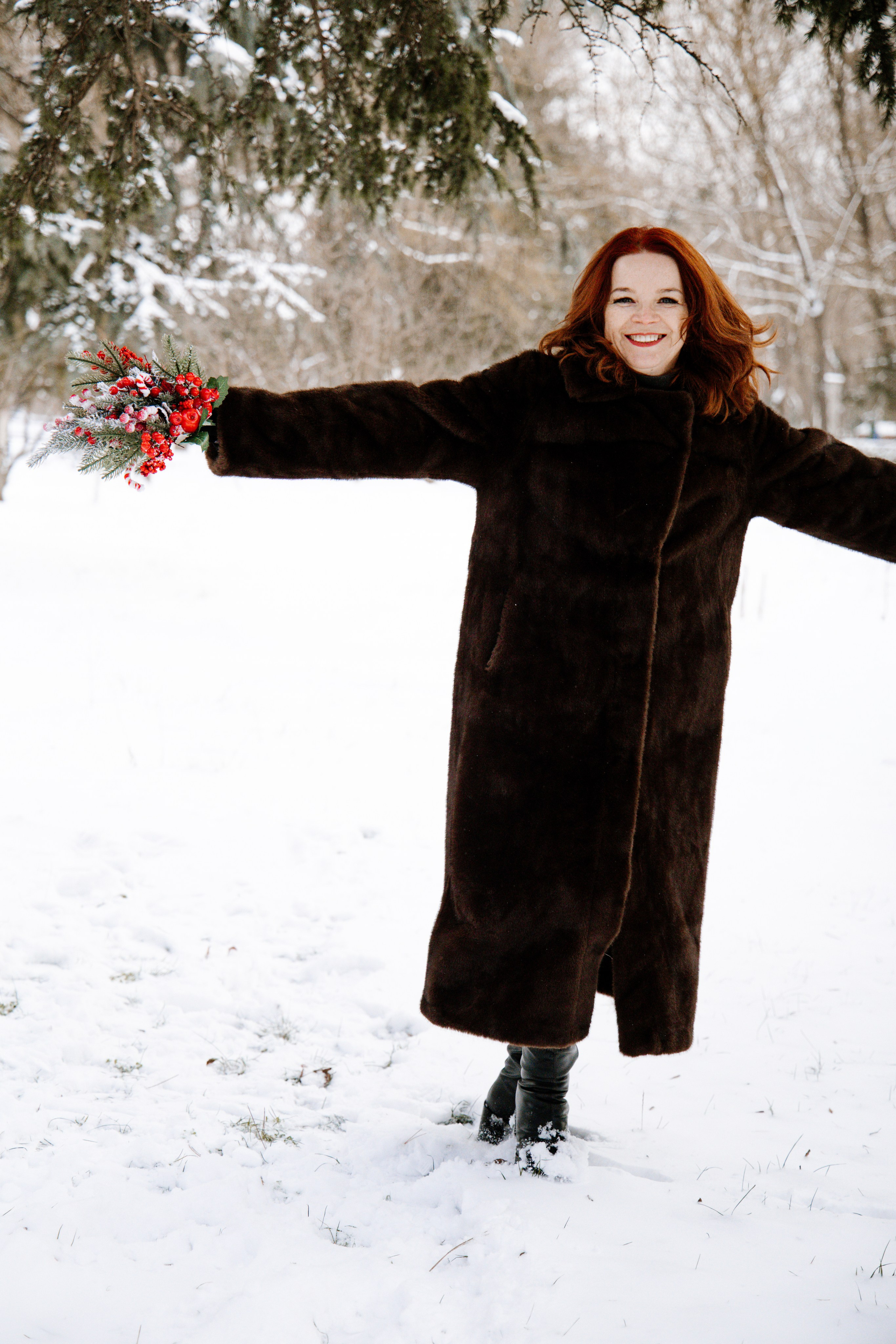 Снежная прогулка Александры. Семейный фотограф | Керчь | Ивановская Виктория