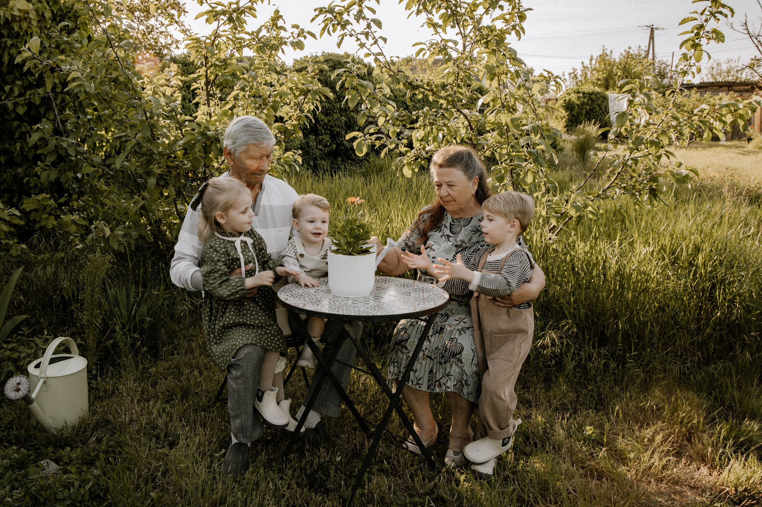 Семейная съемка малышей с прабабушкой и прадедушкой. Семейный фотограф | Керчь | Ивановская Виктория