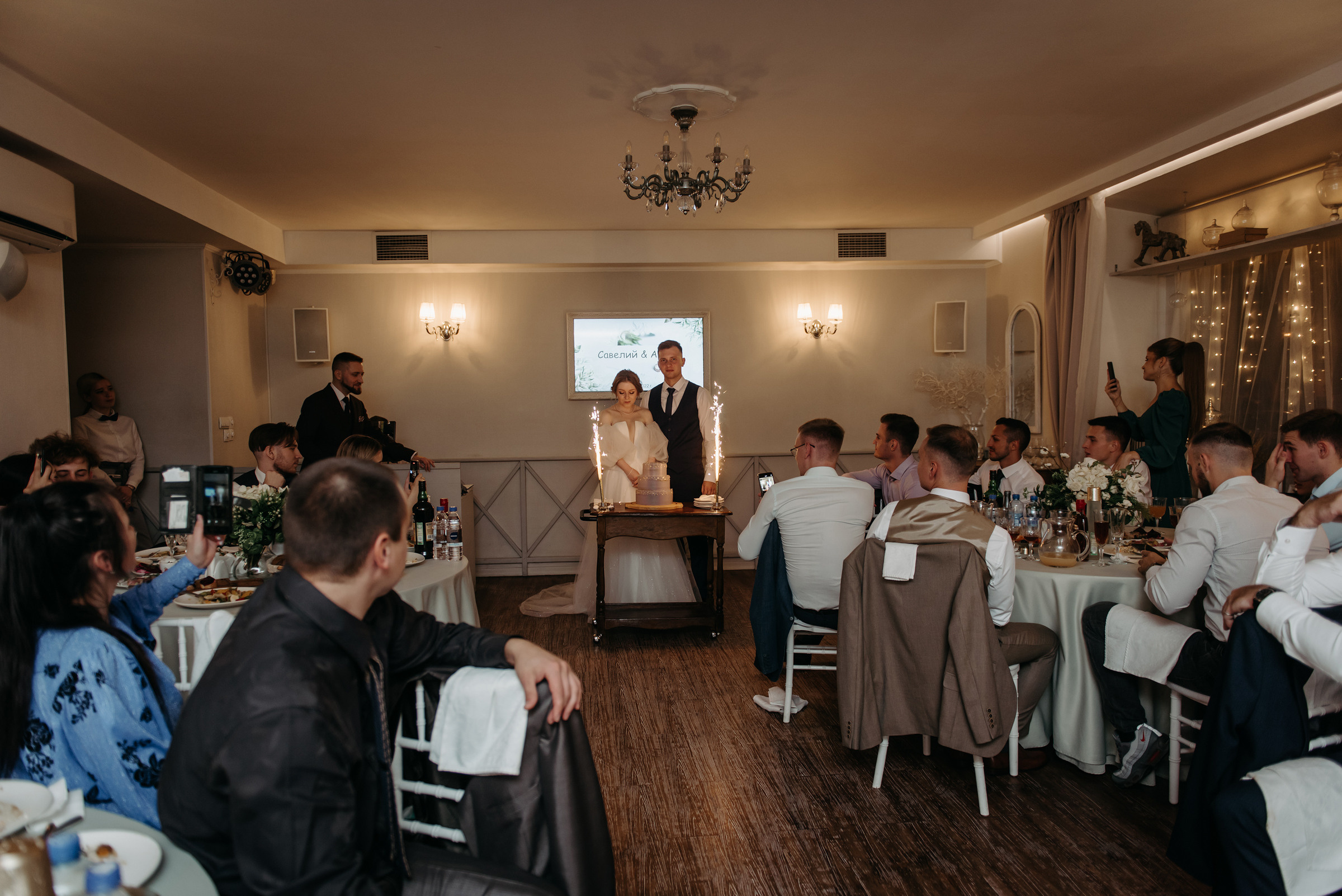 свадебный банкет в ресторане весенний