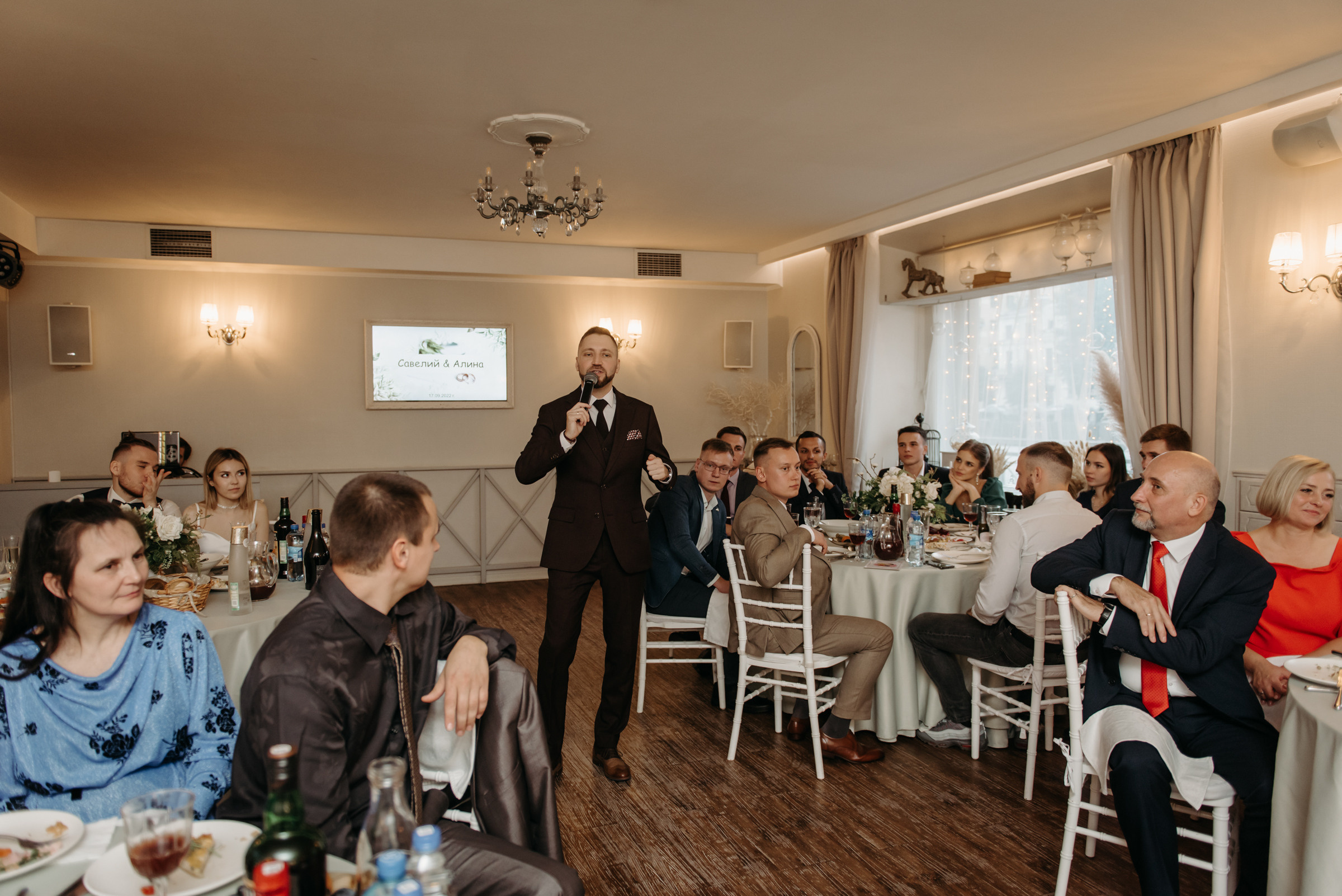 свадебный банкет в ресторане весенний