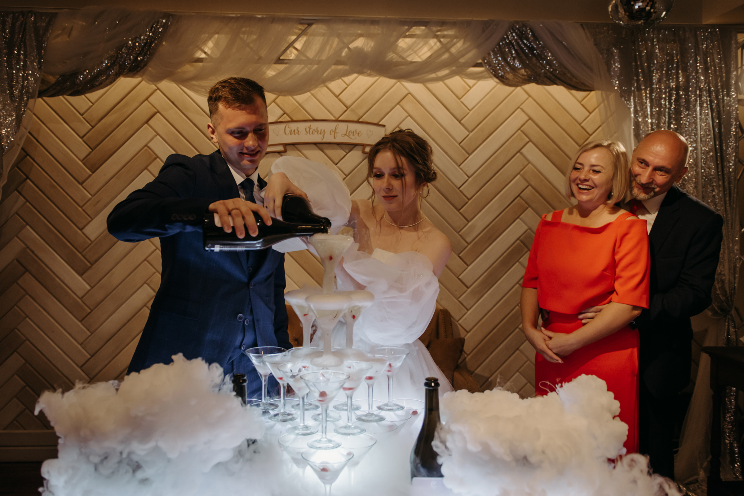 свадебный банкет в ресторане весенний